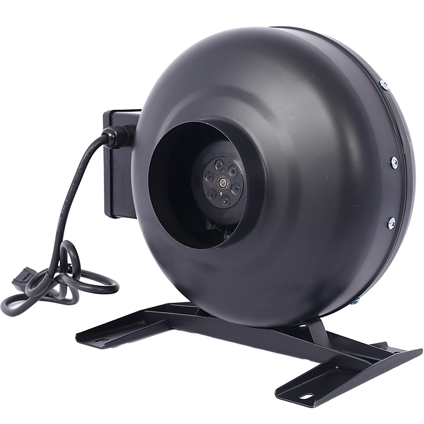 4-Inch 203 CFM Inline Duct Fan: Air Circulation Vent Blower for Hydroponics, Basements, and Kitchens--1