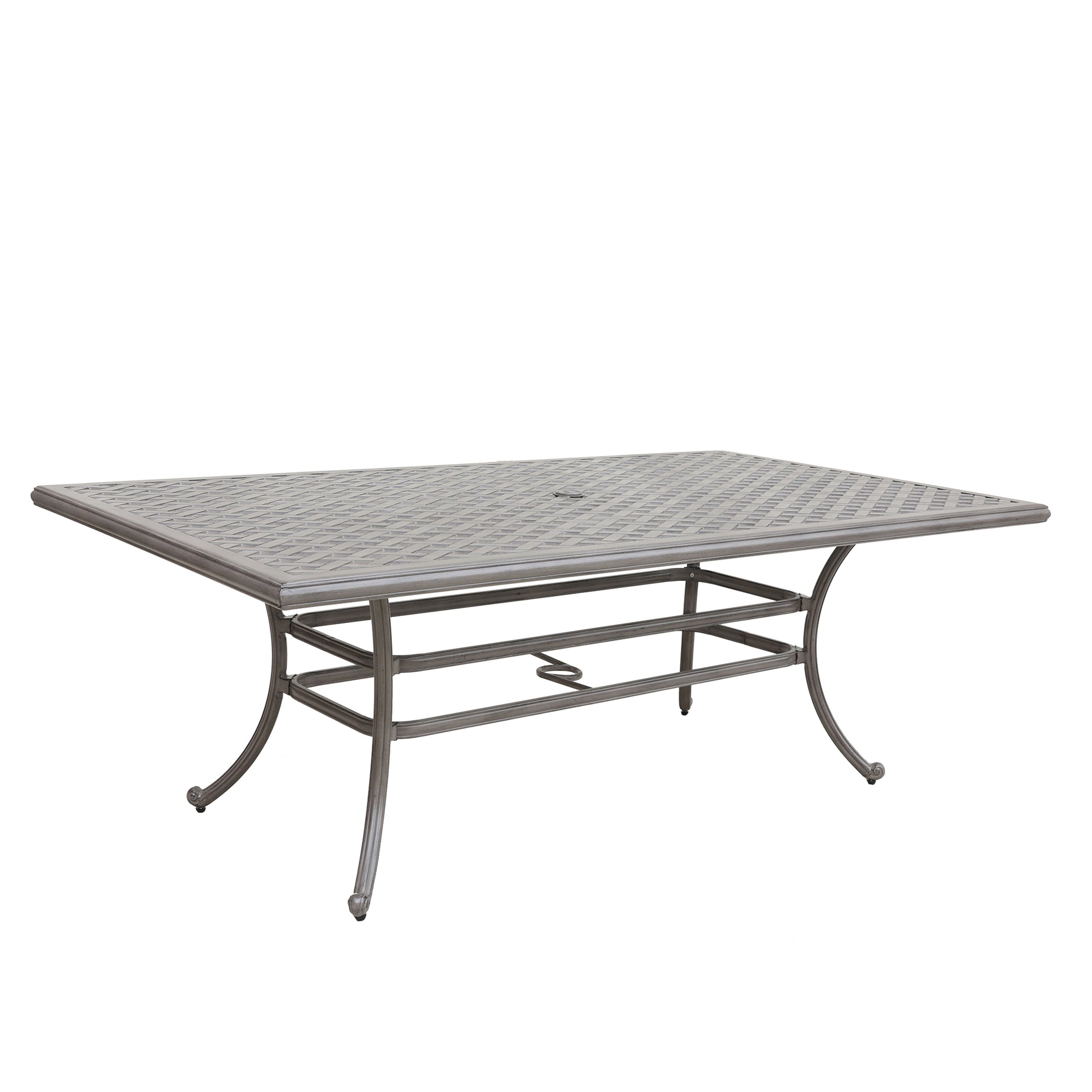 46x86 Inch Cast Aluminum Rectangle Table--1