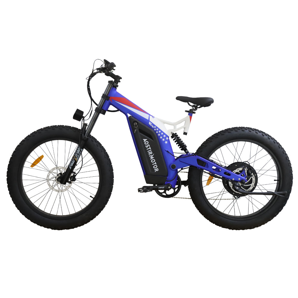 AOSTIRMOTOR 26" 1500W Electric Bike Fat Tire P7 48V 20AH Removable Lithium Battery for Adults S17-1500W--1