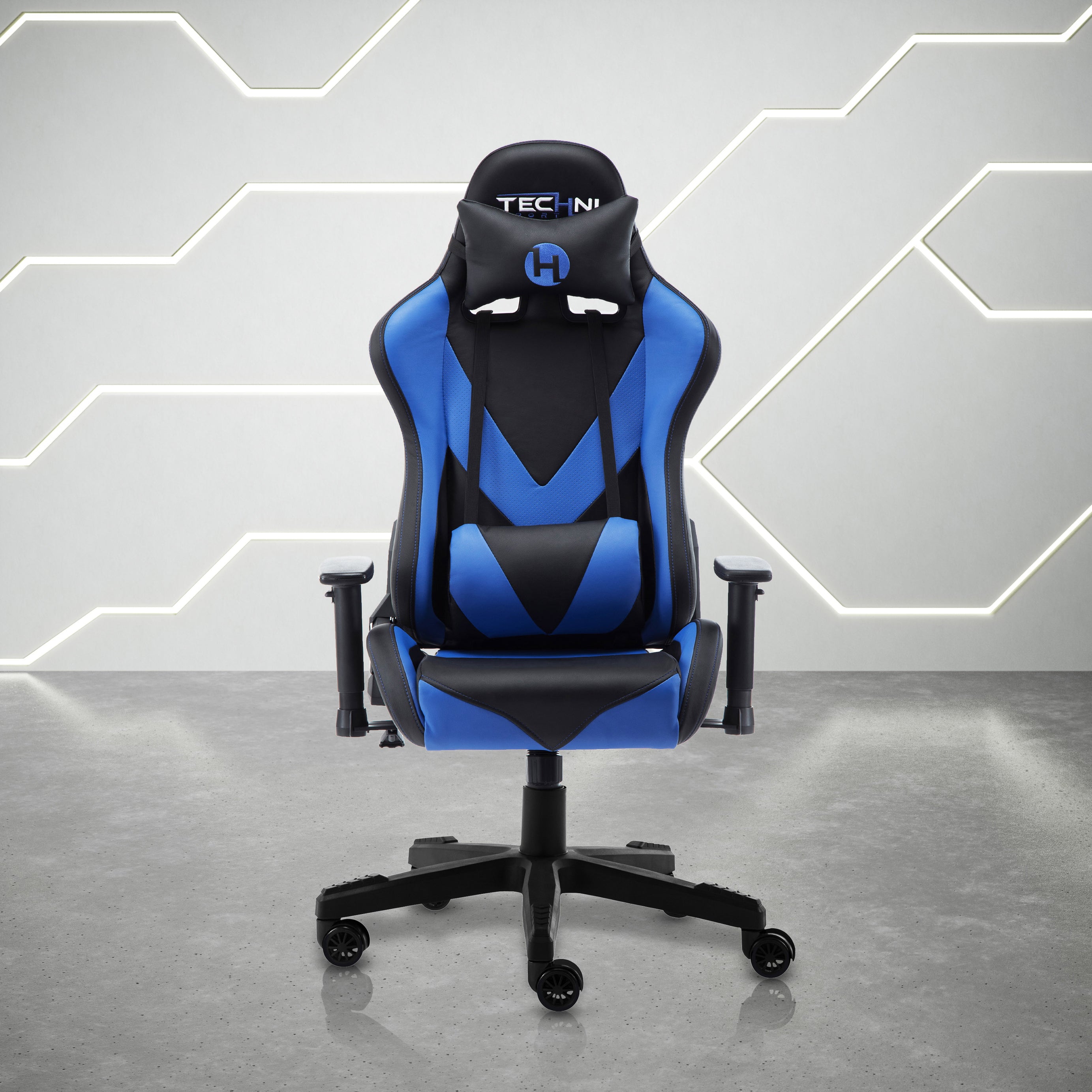 Techni Sport TS-92 Office-PC Gaming Chair, Blue--1