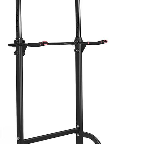 Sport Power Tower Workout Dip Station Pull Up Bar, Height Adjustable Multi-Function Dip Stand for Home Gym Strength Training Fitness Equipment--1