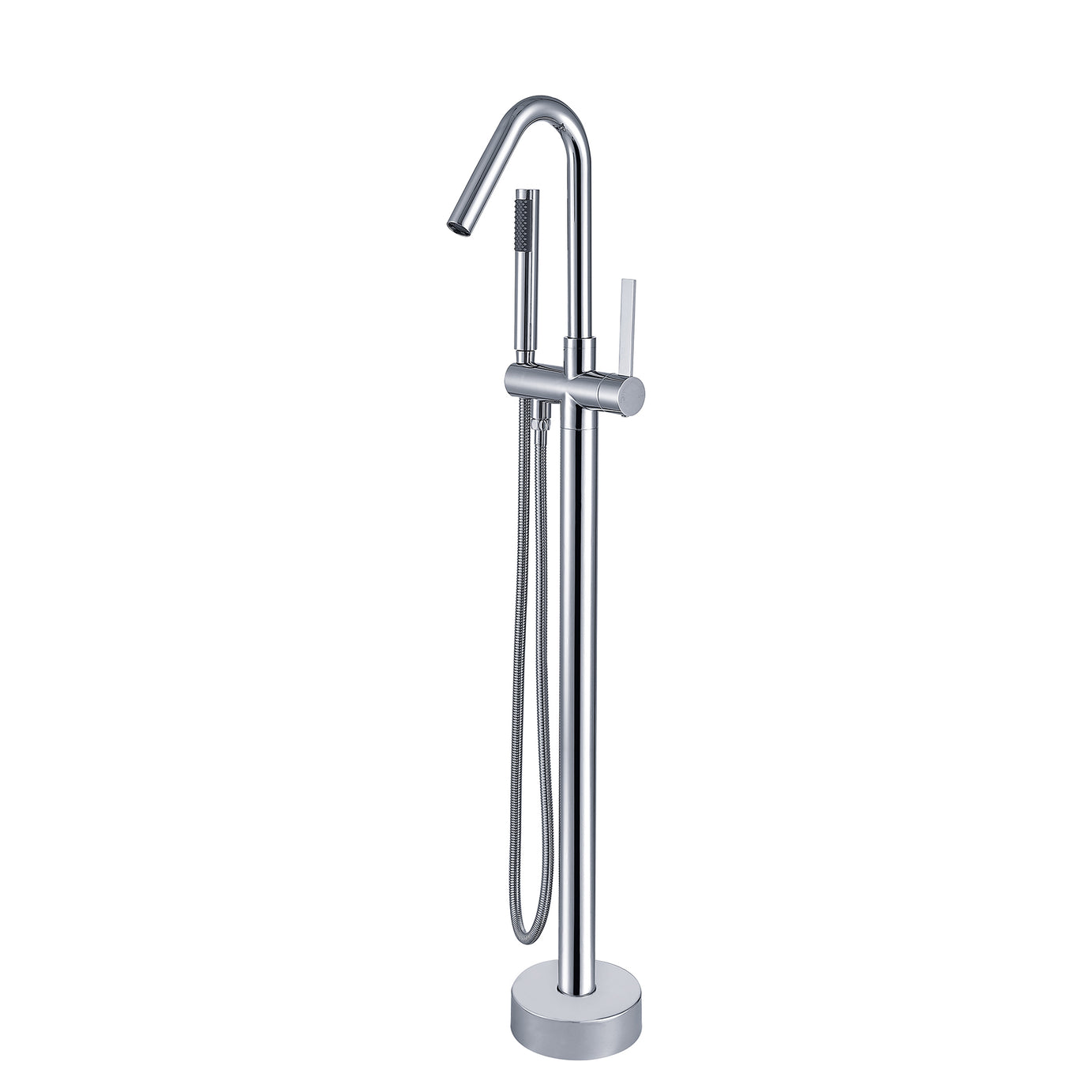 Freestanding Bathtub Faucet with Hand Shower--1