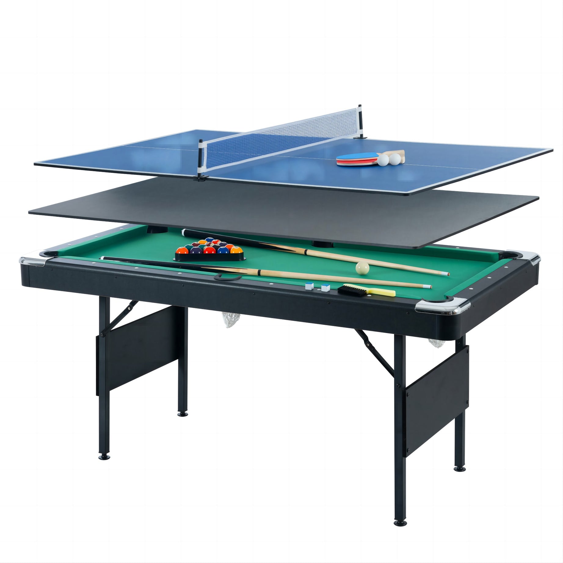 muitfunctional game table,pool table,billiard table,3 in1 billiard table,table tennis,dining table,indoor game talbe,table games,Family movemen--1