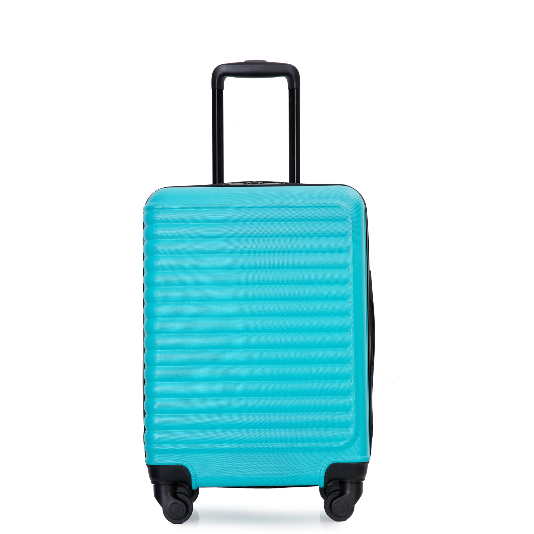 20" Carry on Luggage Lightweight Suitcase, Spinner Wheels, Turquoise--1