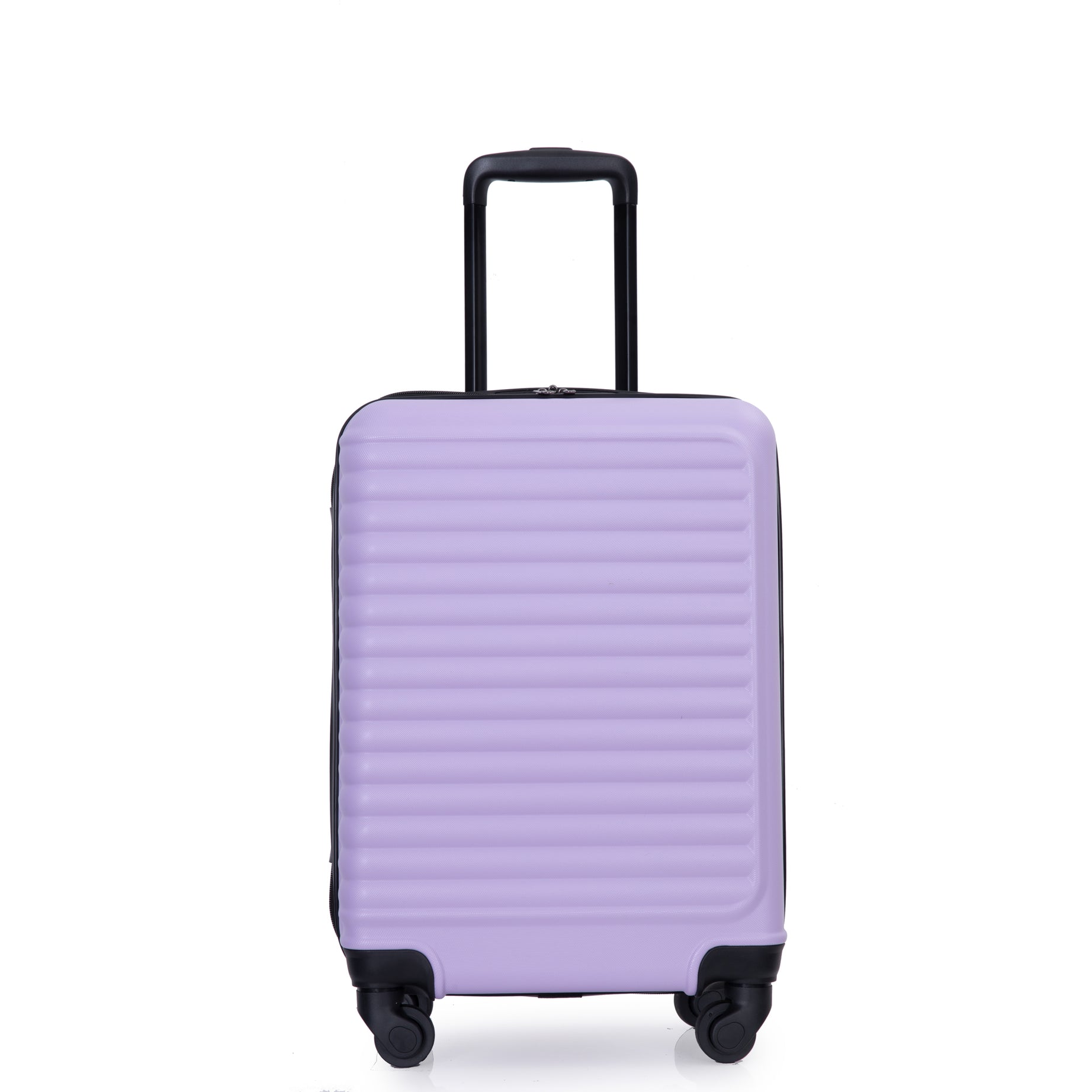 20" Carry on Luggage Lightweight Suitcase, Spinner Wheels, Lavender Purple--1