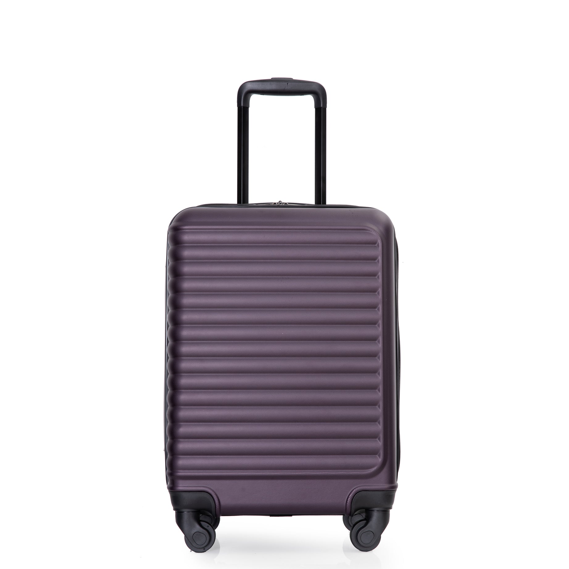 20" Carry on Luggage Lightweight Suitcase, Spinner Wheels, Purple--1