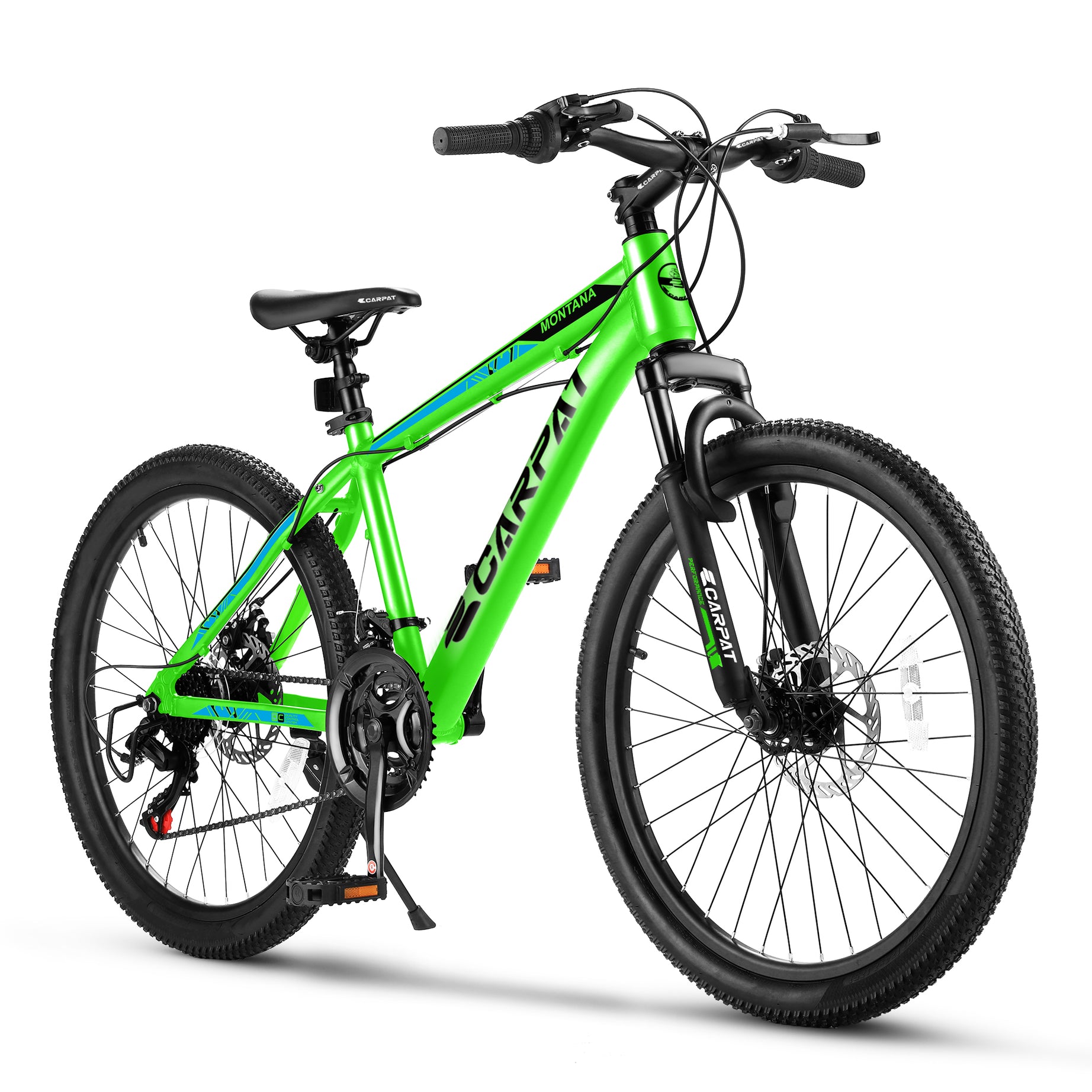 A24299 24 inch Mountain Bike Bicycle for Adults Aluminium Frame Bike Shimano 21-Speed with Disc Brake--1