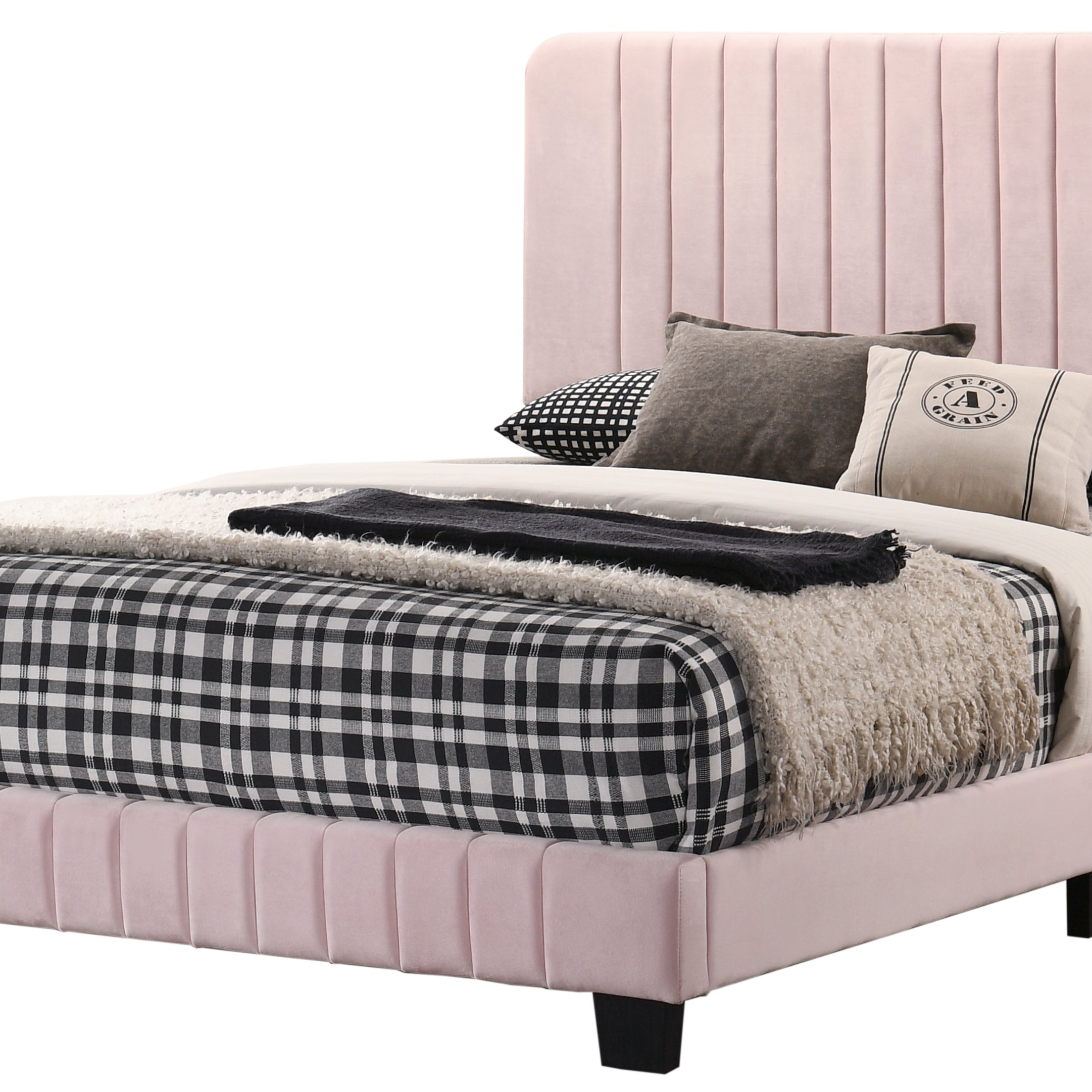 Glory Furniture Lodi G0406-FB-UP FULL BED , PINK--1