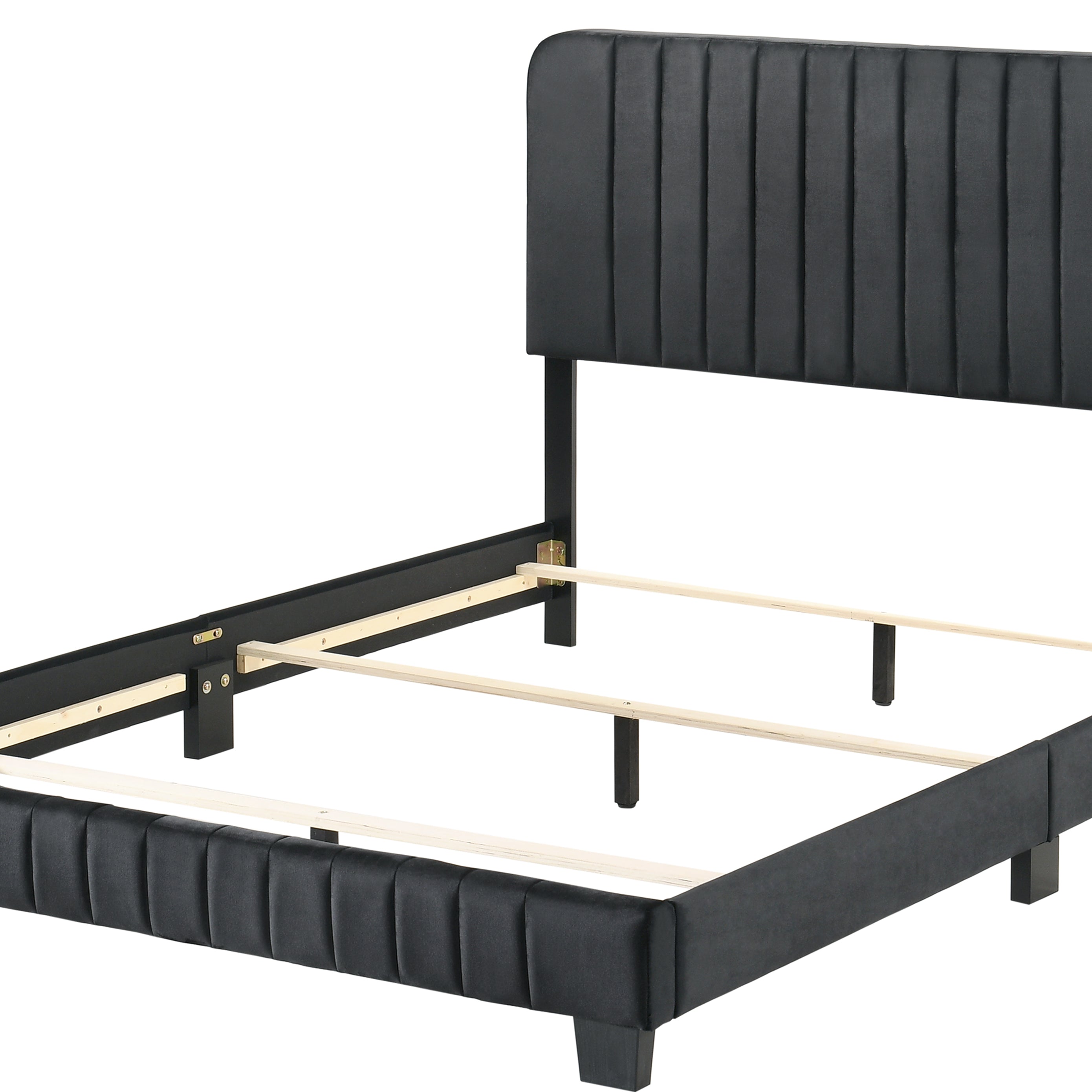 Glory Furniture Lodi G0407-QB-UP QUEEN BED , BLACK--1