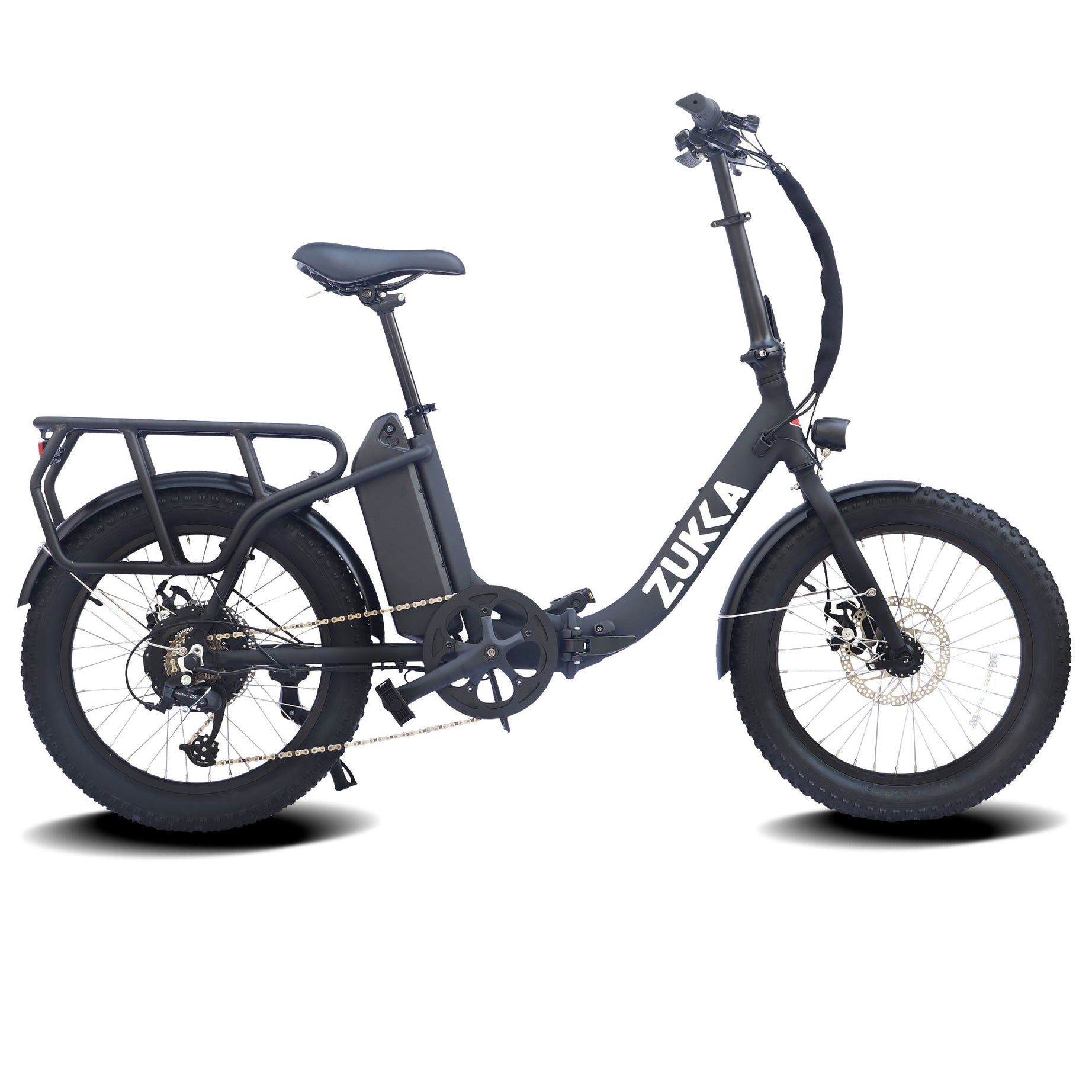 Electric Bike for Adults, 500W Motor 25MPH Max Speed, 48V 10AH Removable Battery, 20" Fat Tire Foldable Electric Bike  and 7-Speed Electric Bicycles--1