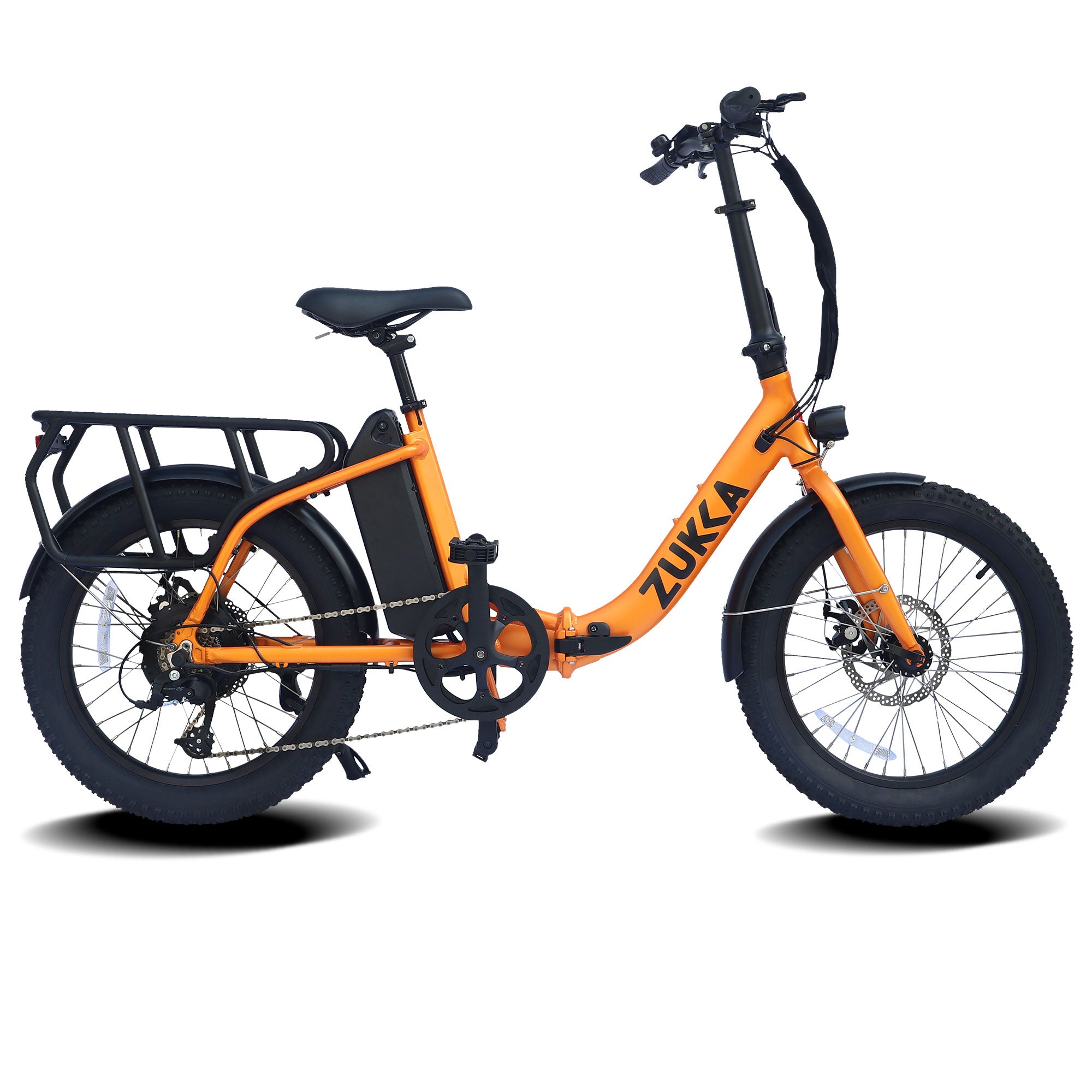 Electric Bike for Adults, 500W Motor 25MPH Max Speed, 48V 10AH Removable Battery, 20" Fat Tire Foldable Electric Bike  and 7-Speed Electric Bicycles--1