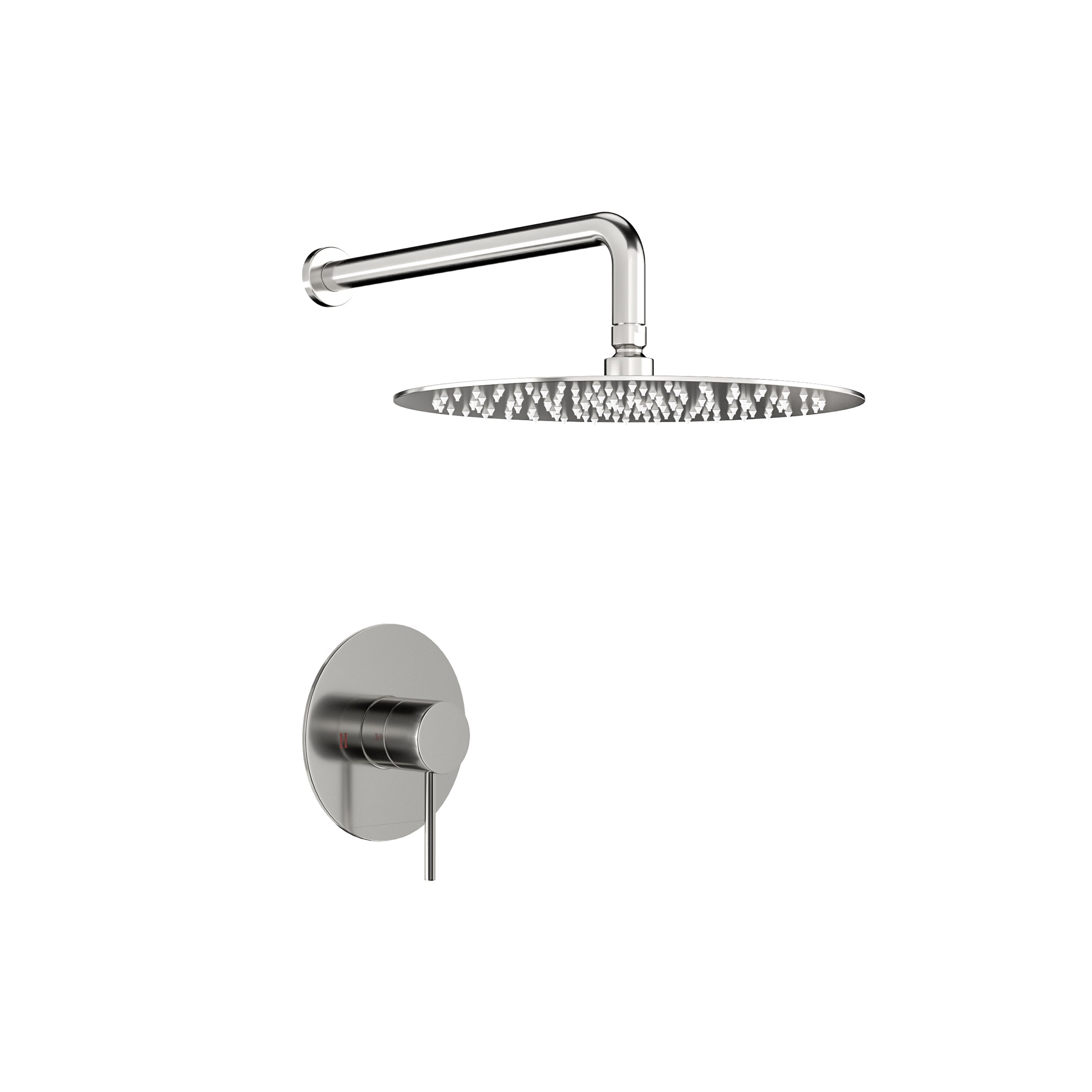 Shower Faucet Set,,Shower System with 10-Inch Rainfall Shower Head and Shower Valve, Brushed Nickel--1