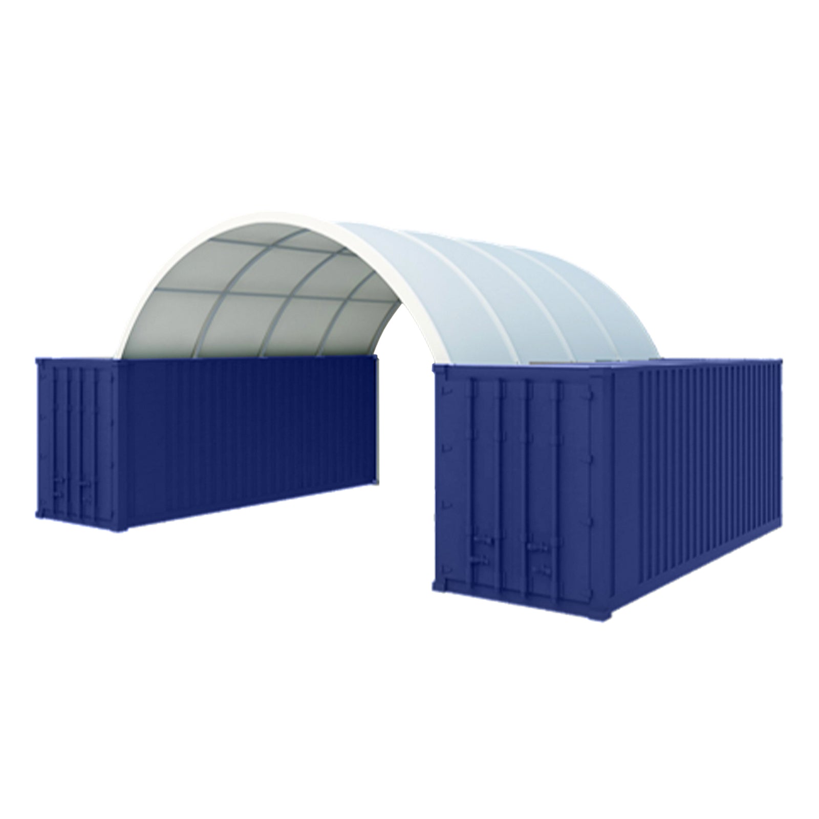 Shipping Container Canopy Shelter 20'x40',11oz PE--1