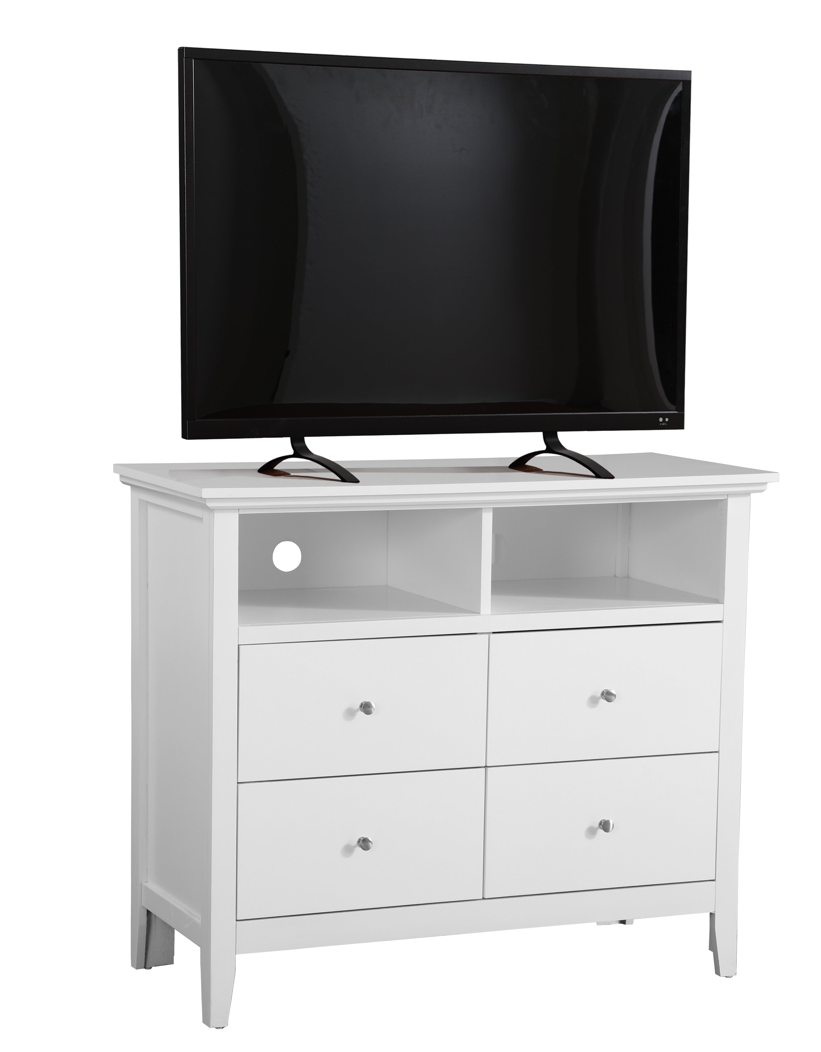 Glory Furniture Hammond G5490-TV Media Chest , White--1