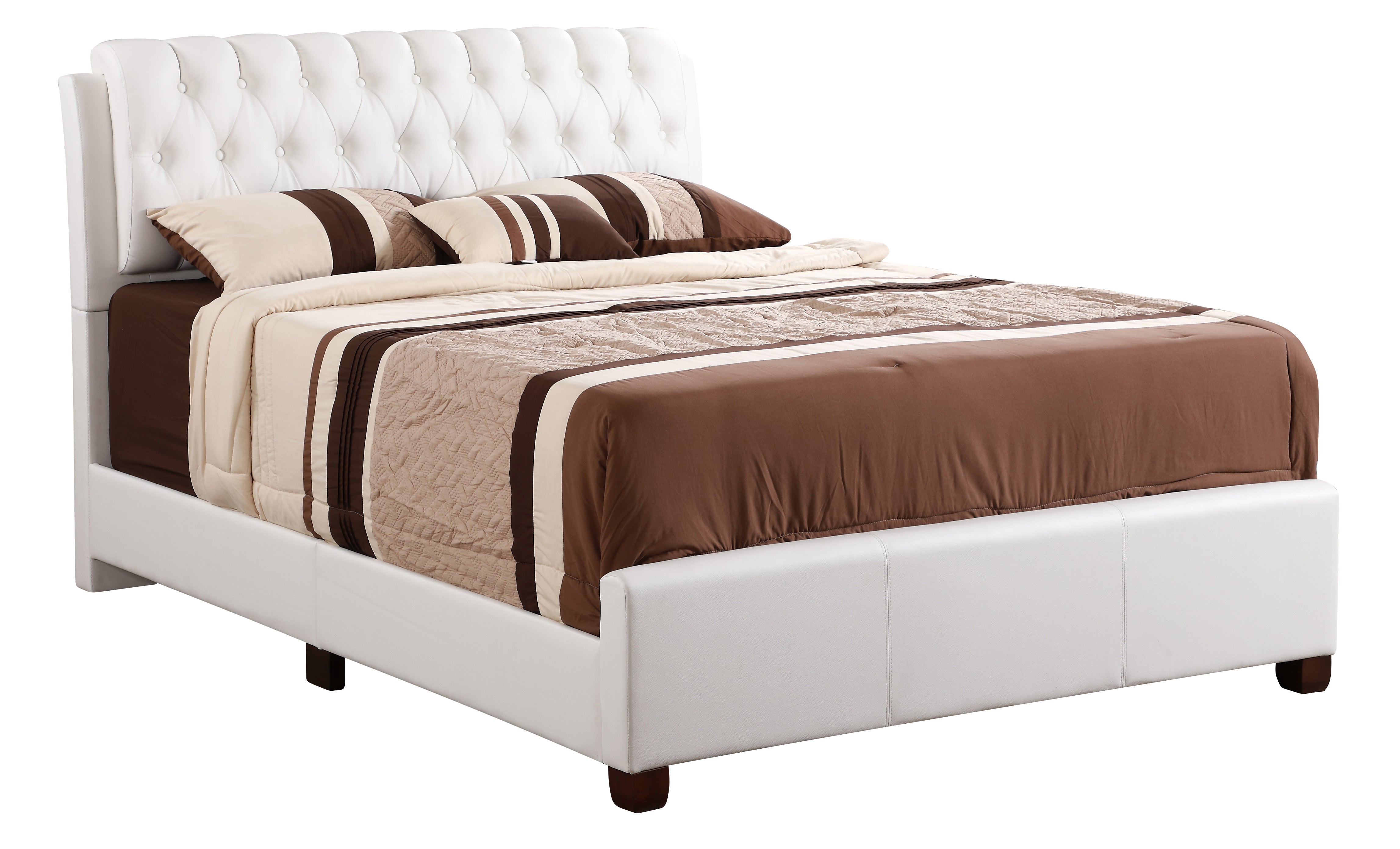 Glory Furniture Marilla G1570C-QB-UP Queen  Bed , WHITE--1