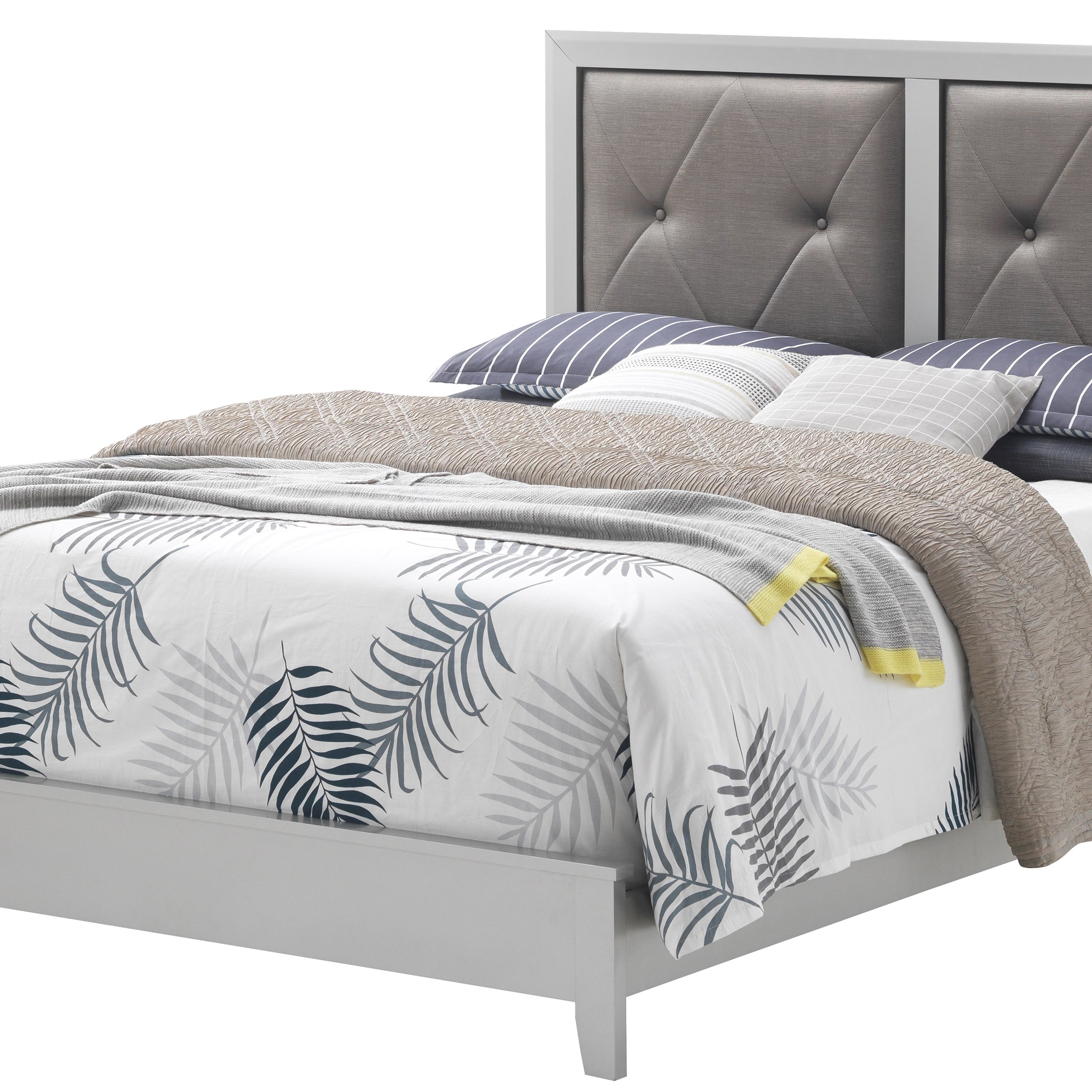 Glory Furniture Primo G1333A-FB Full Bed , Silver Champagne--1