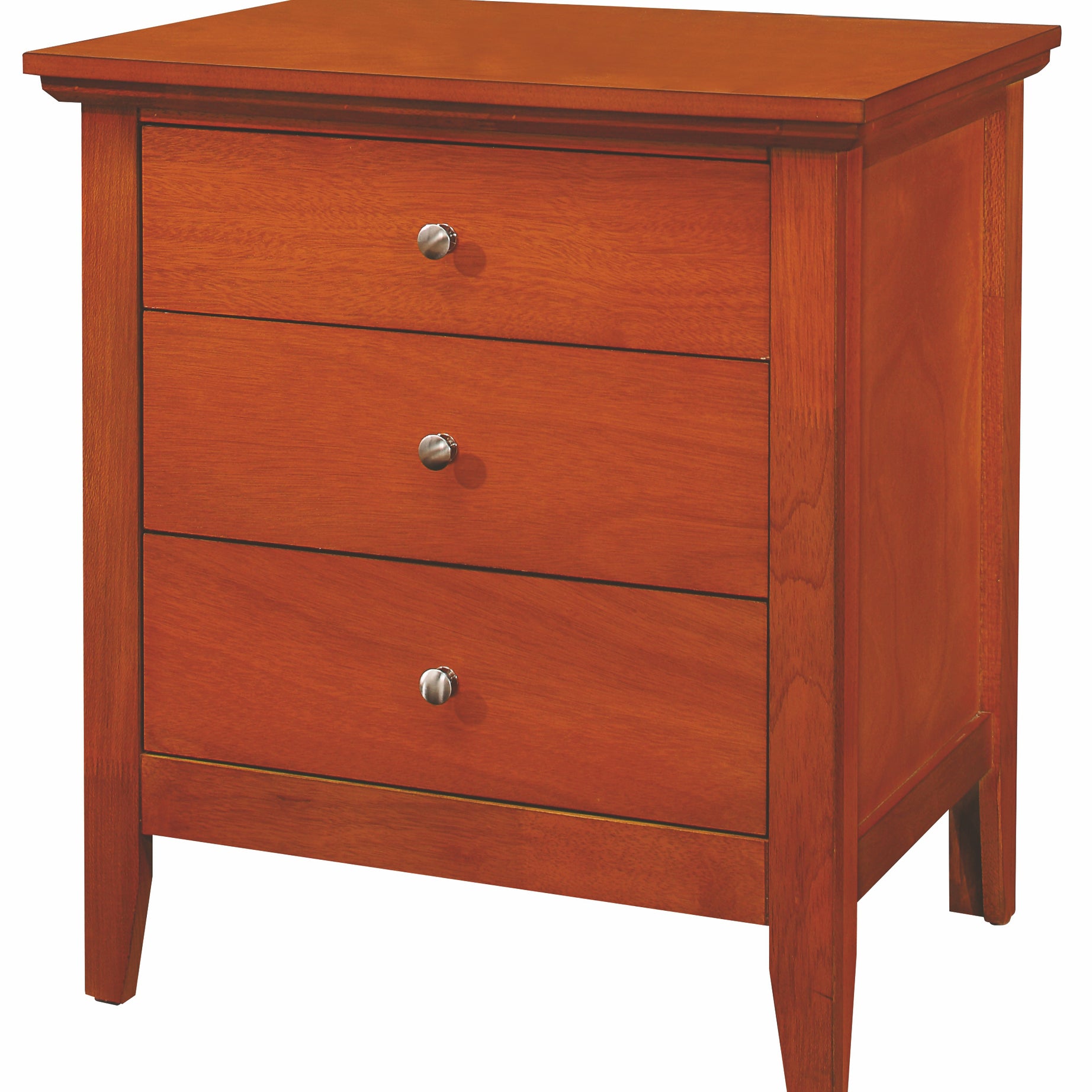 Glory Furniture Hammond G5460-N 3 Drawer Nightstand , Oak--1