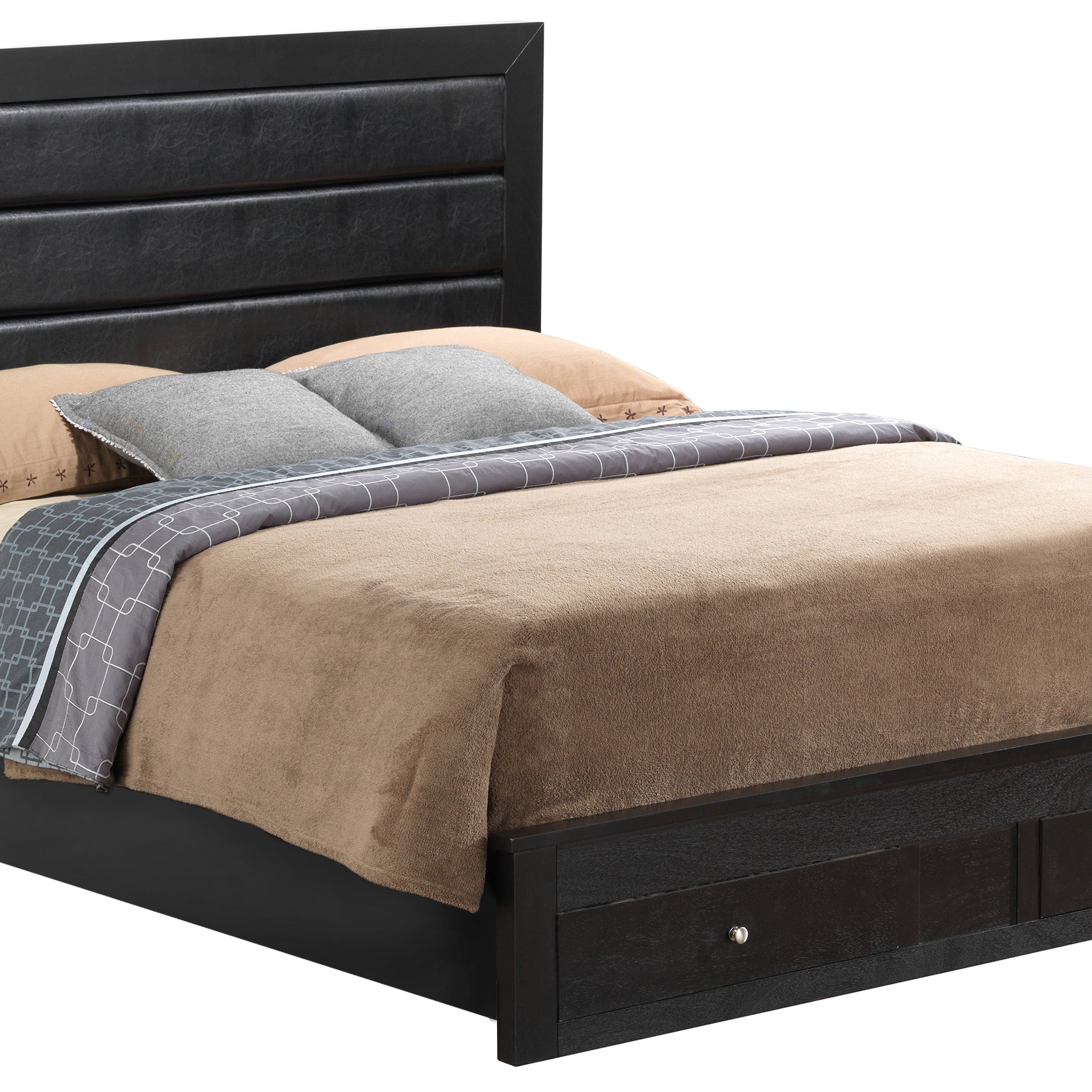 Glory Furniture Burlington G2450C-FSB Full Storage Bed , Black--1