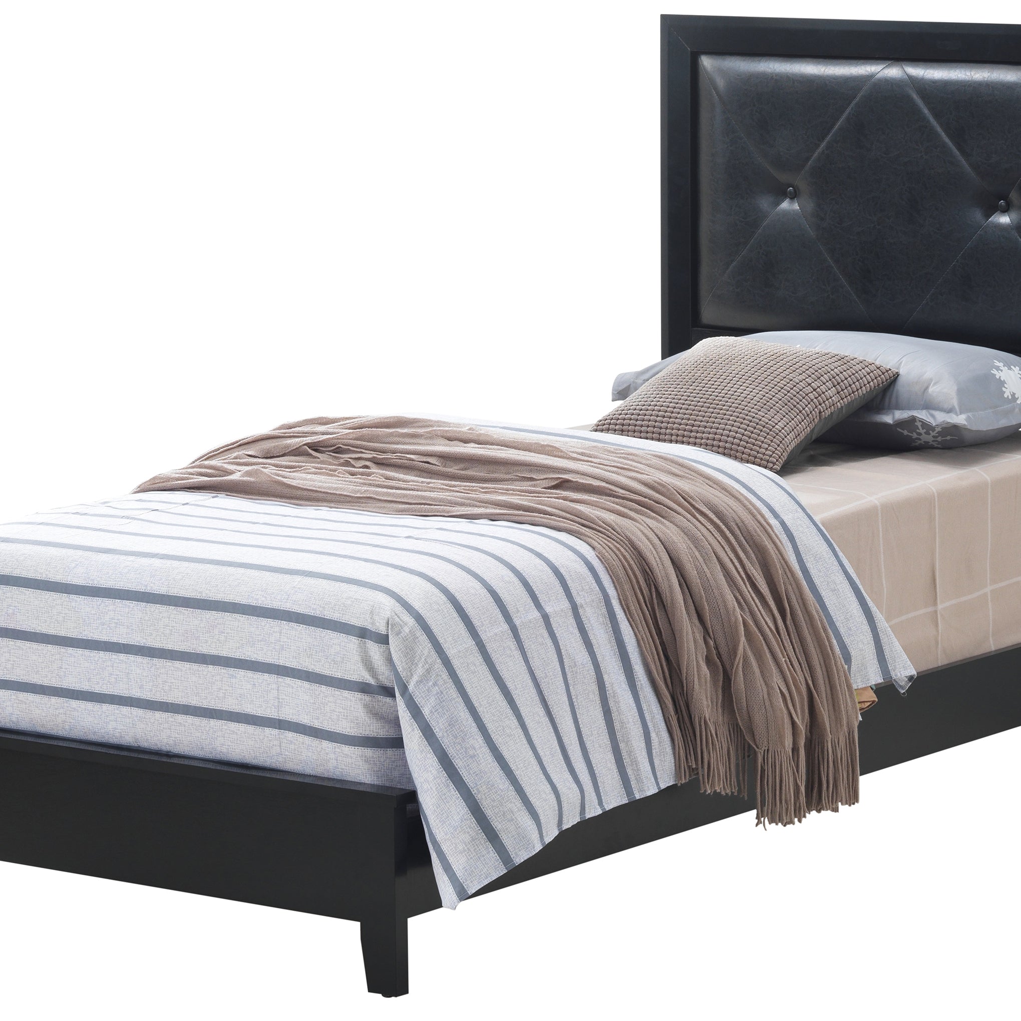 Glory Furniture Primo G1336A-TB Twin Bed , Black--1