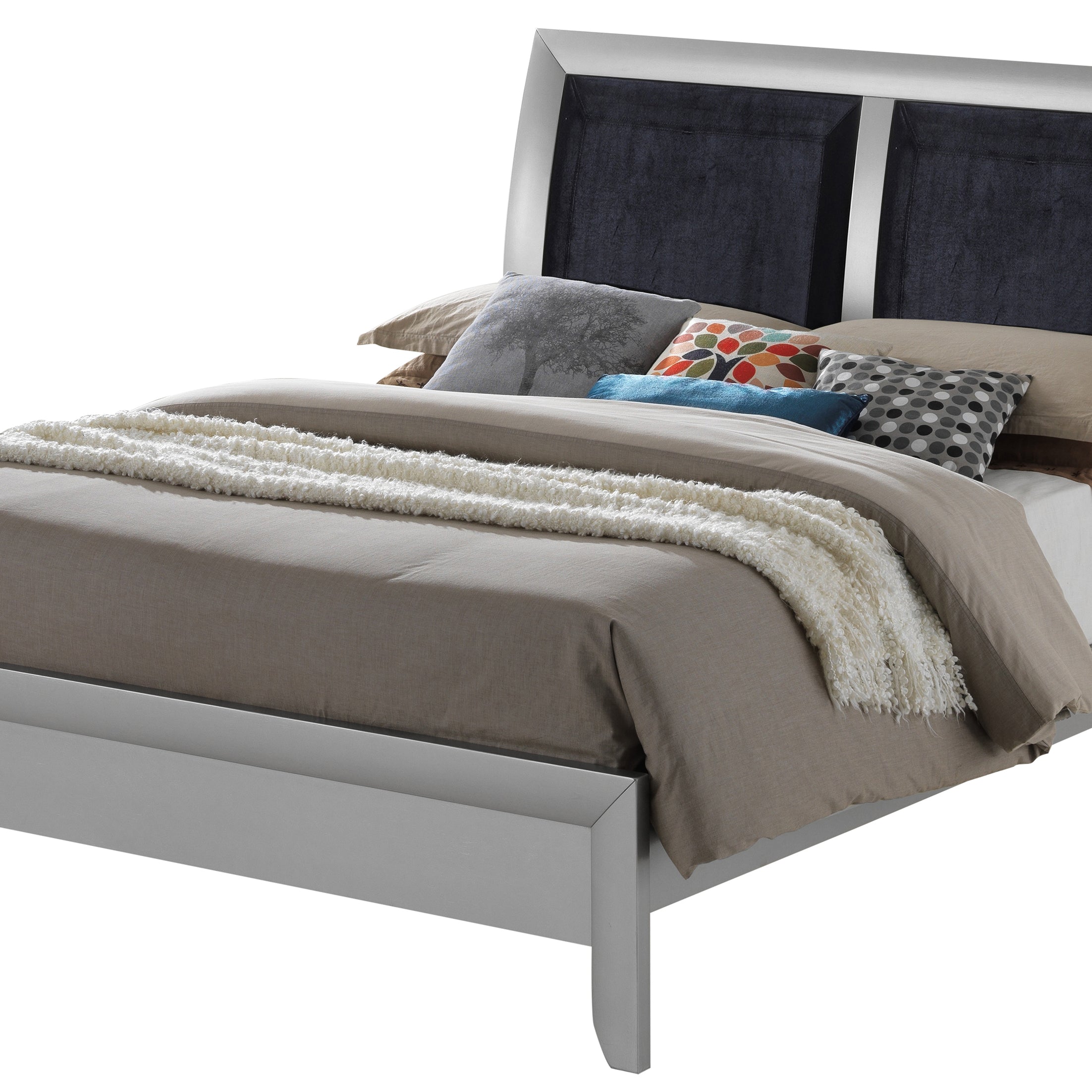 Glory Furniture Marilla G1503A-FB Full Bed , Silver Champagne--1