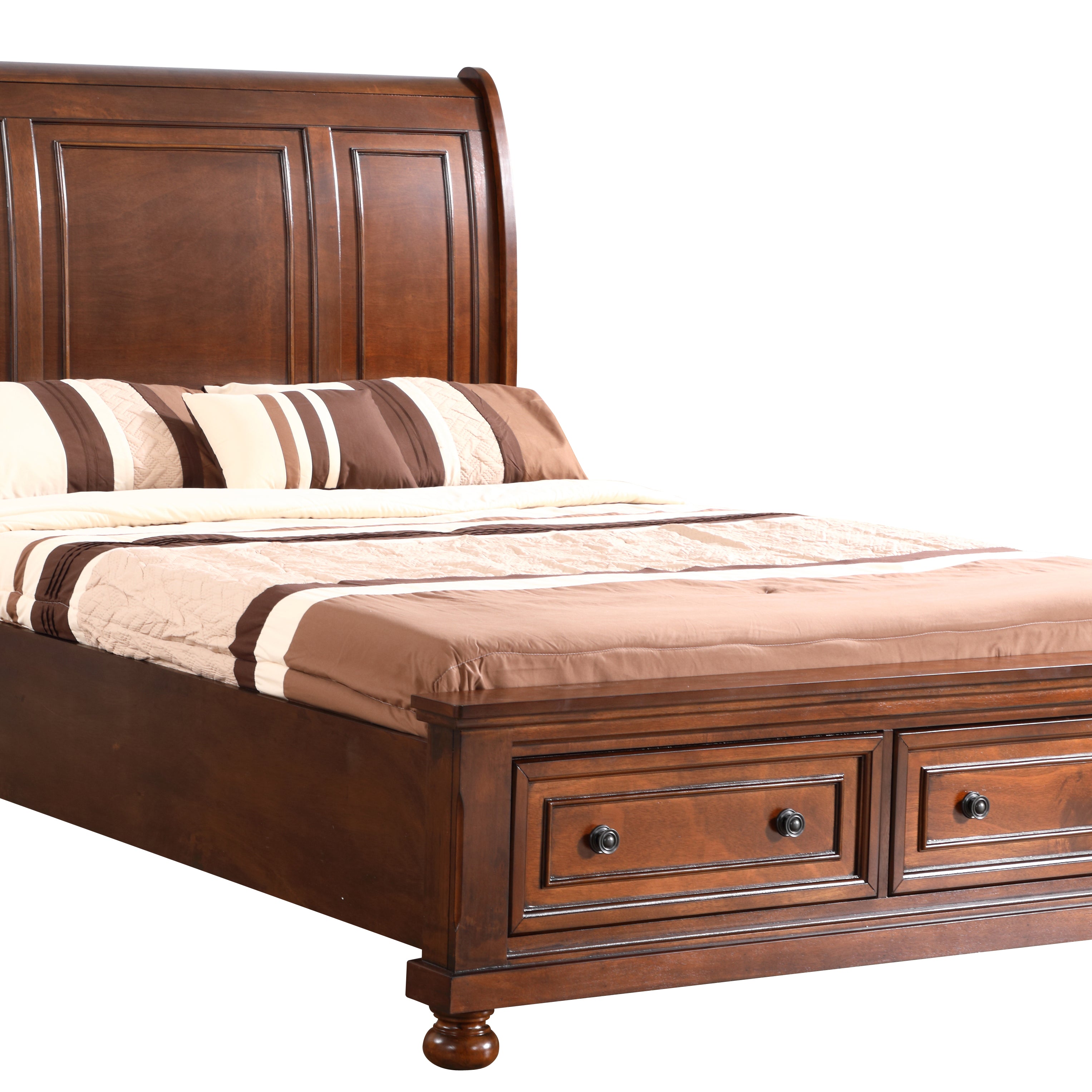 Glory Furniture Meade G8900A-TB Twin  Bed , Cherry--1