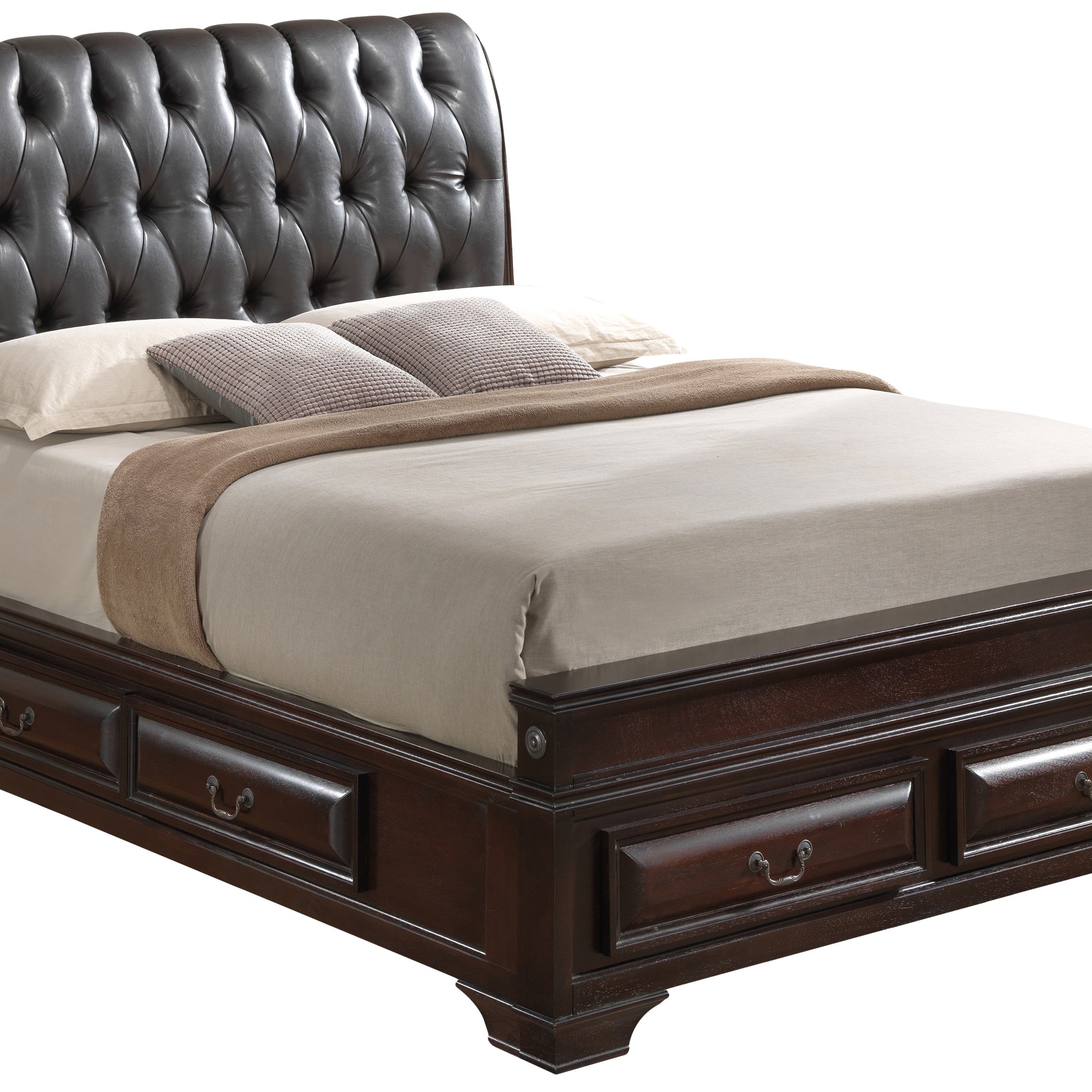 Glory Furniture LaVita G8875E-FB5 Full Storage bed , Cappuccino--1