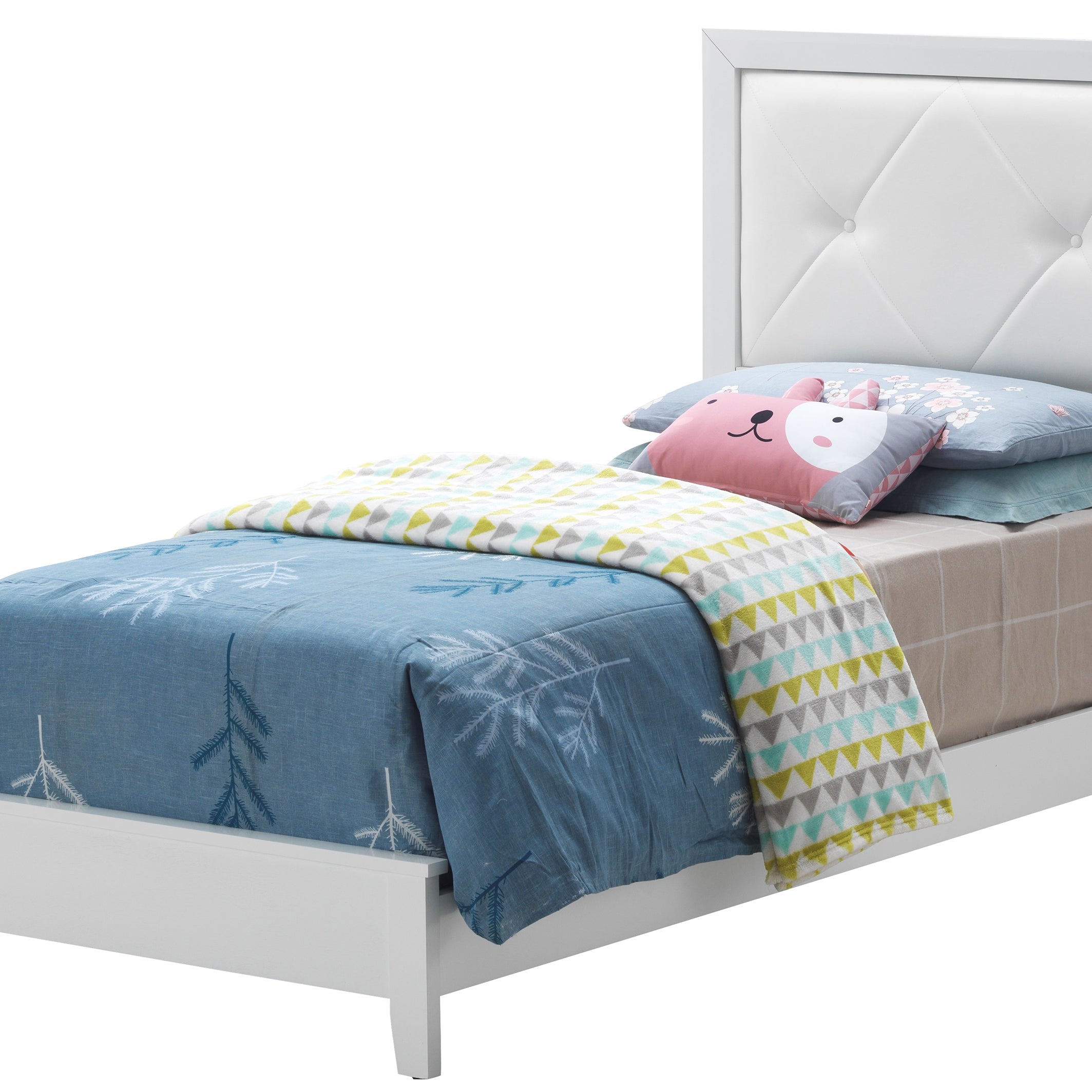 Glory Furniture Primo G1339A-TB Twin Bed , White--1