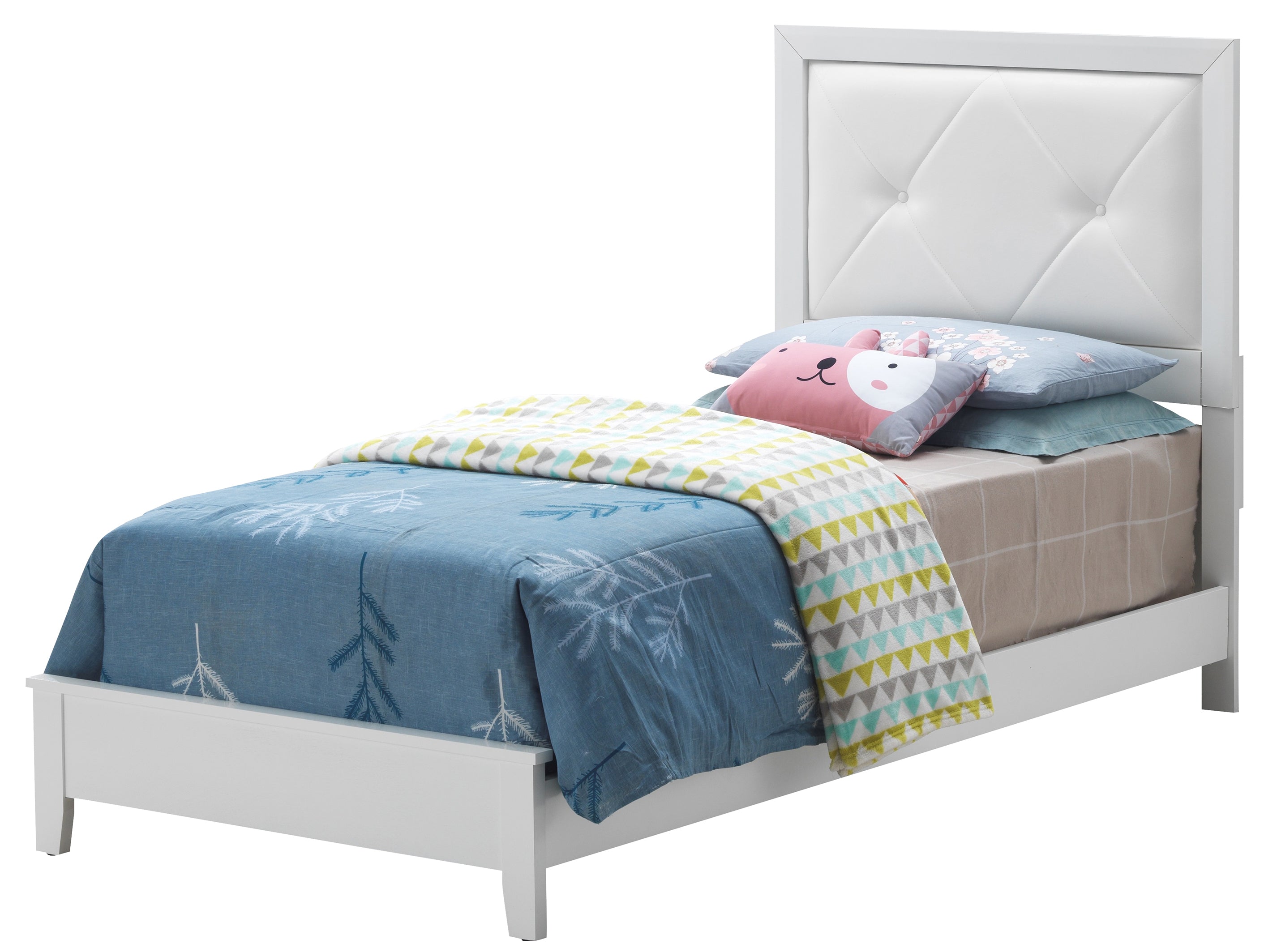 Glory Furniture Primo G1339A-TB Twin Bed , White--1