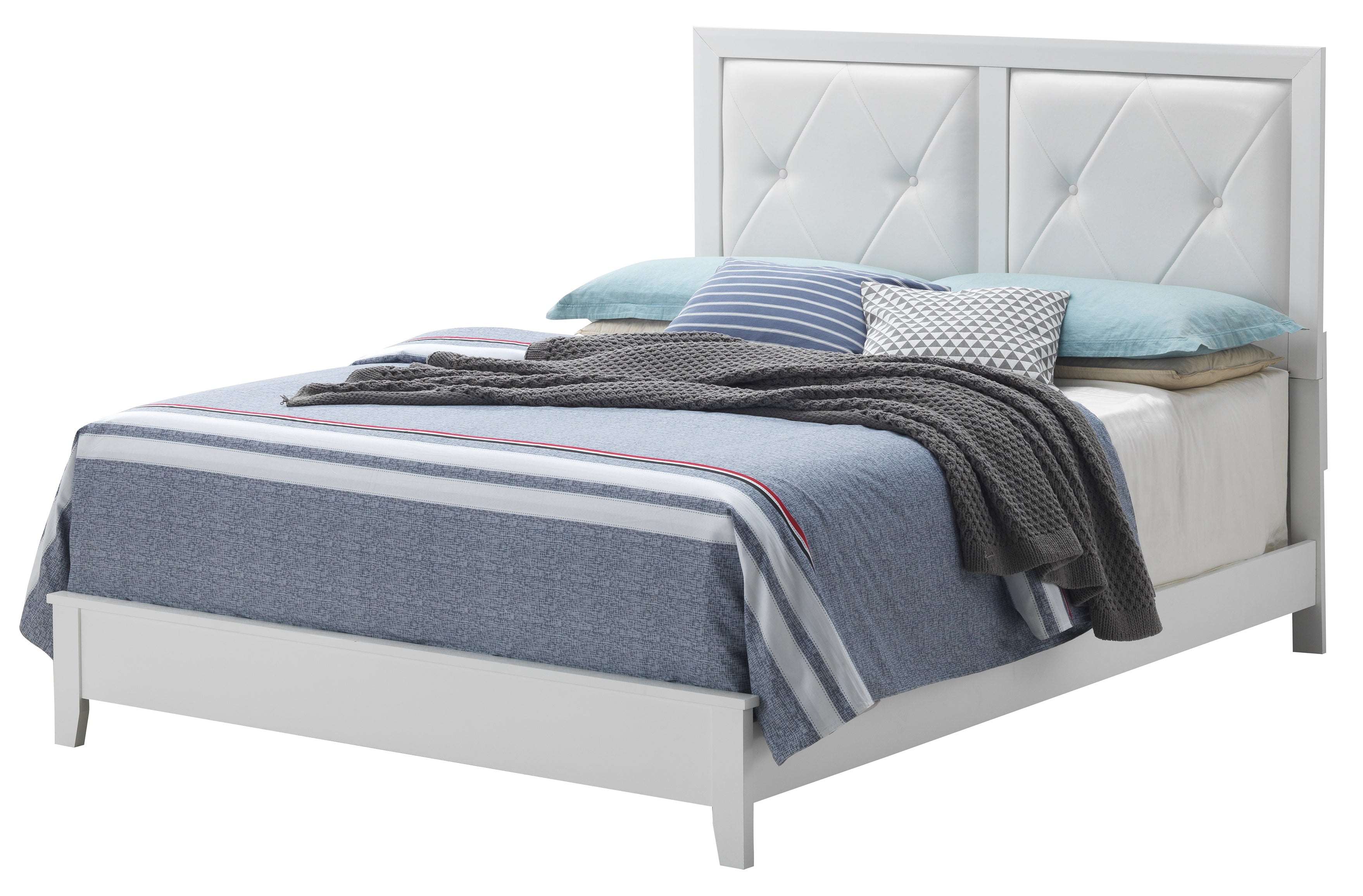 Glory Furniture Primo G1339A-FB Full Bed , White--1