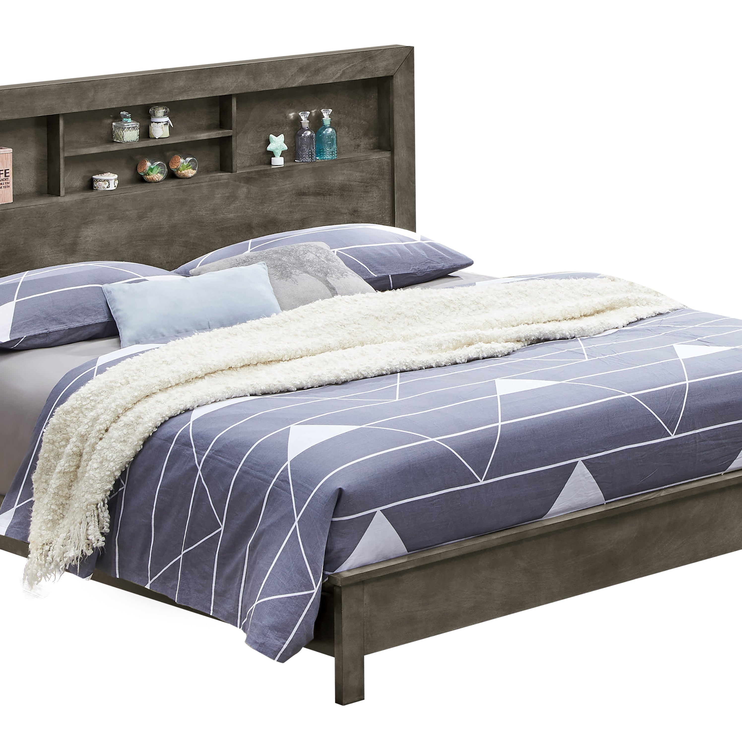 Glory Furniture Burlington G2405B-KB2 King  Bed , Gray--1