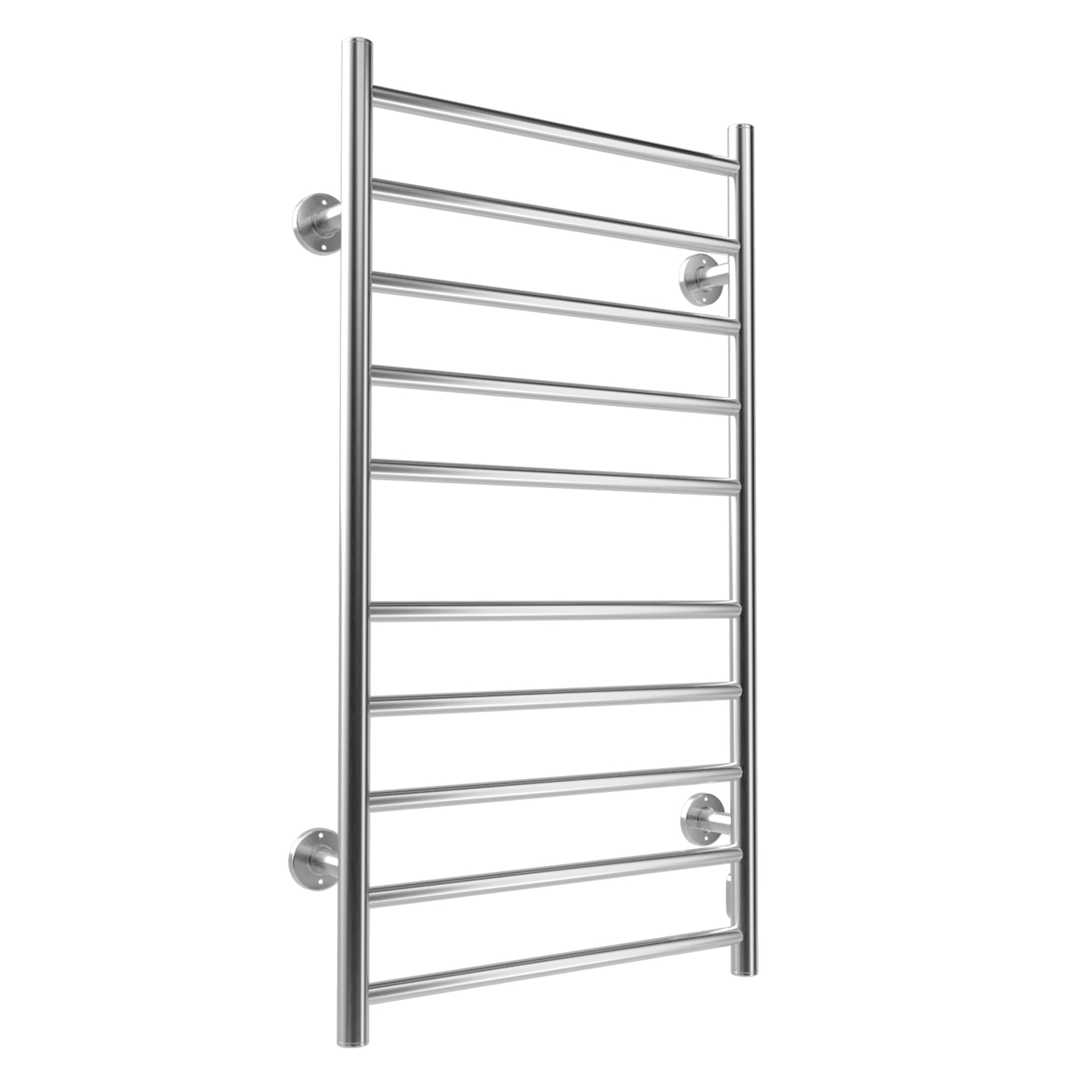 Electric Heated Towel Rack for Bathroom, Wall Mounted Towel Warmer, 10 Stainless Steel Bars Drying Rack--1