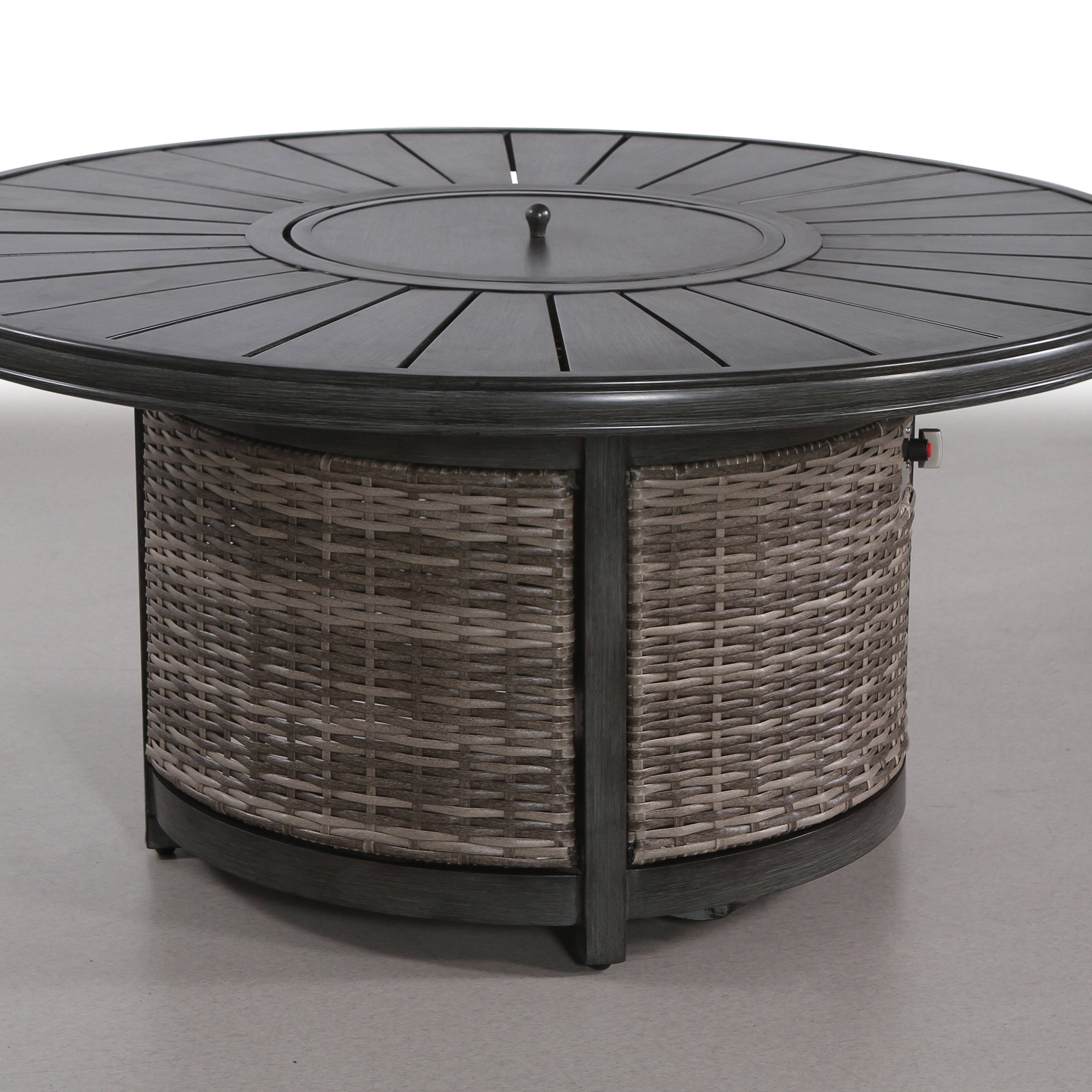 25 H x 52 W Propane Outdoor Fire Pit Table--1