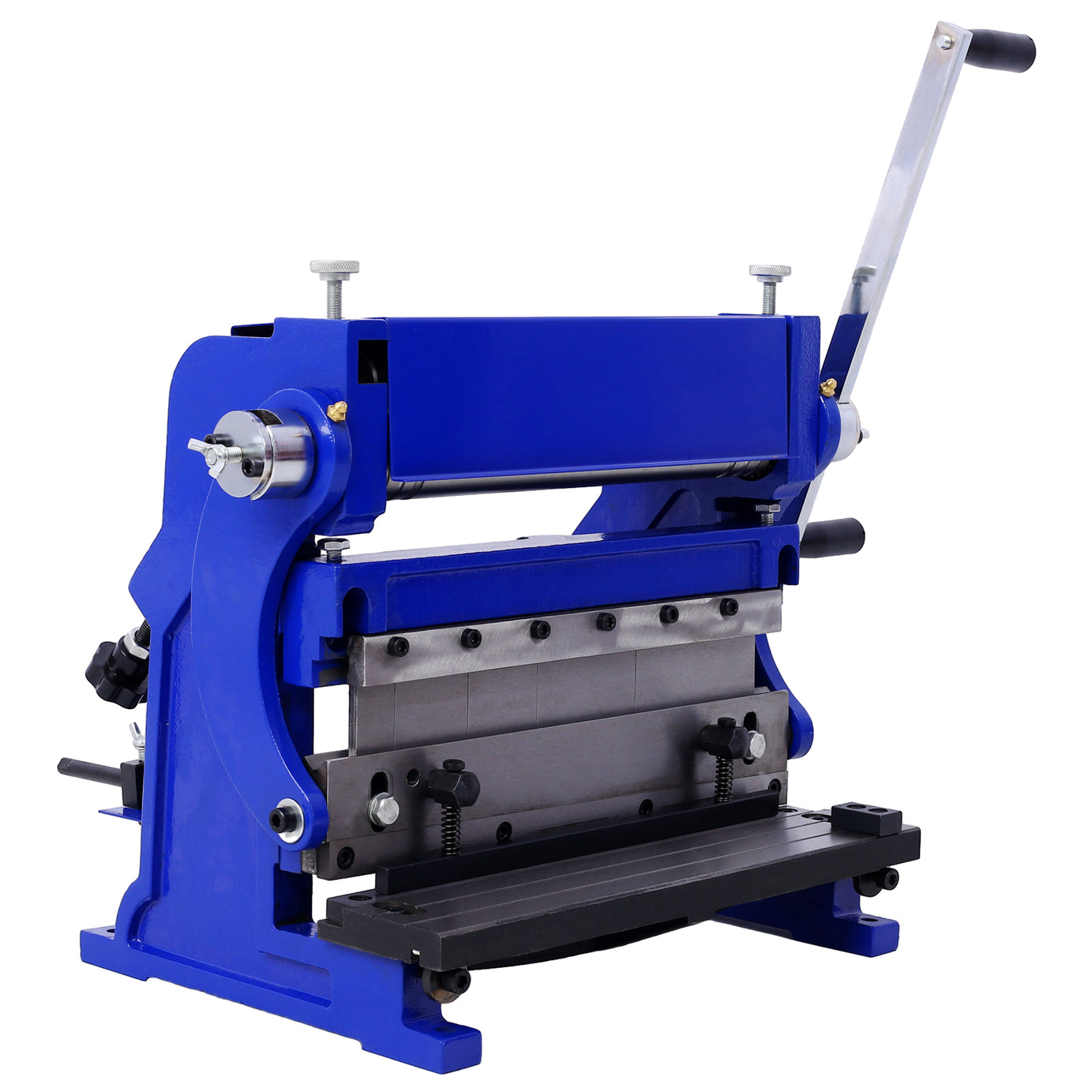 Sheet Metal Brake 3-In-1 12-inch,Shear Press Brake 20-Gauge Capacity,Combination Sheet Metal Machine Solid Construction,Shears and Slip Roll Machine for Shear Bending Rolling--1