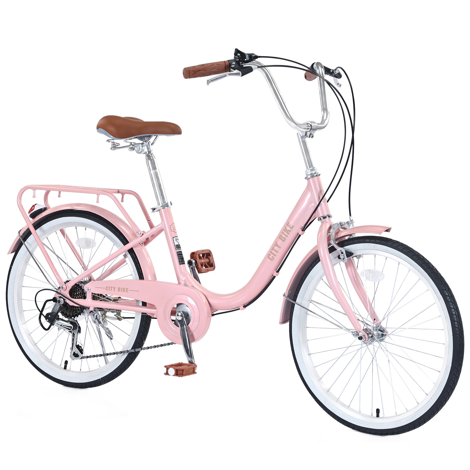 7 Speed, Steel Frame,Multiple Colors 22 Inch Girls Bicycle--1