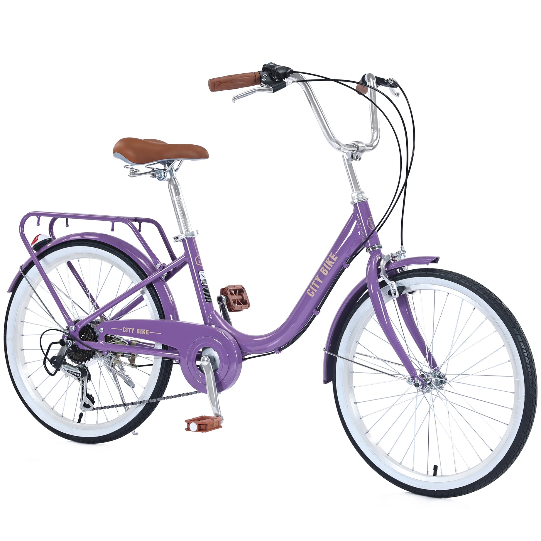 7 Speed, Steel Frame,Multiple Colors 22 Inch Girls Bicycle--1