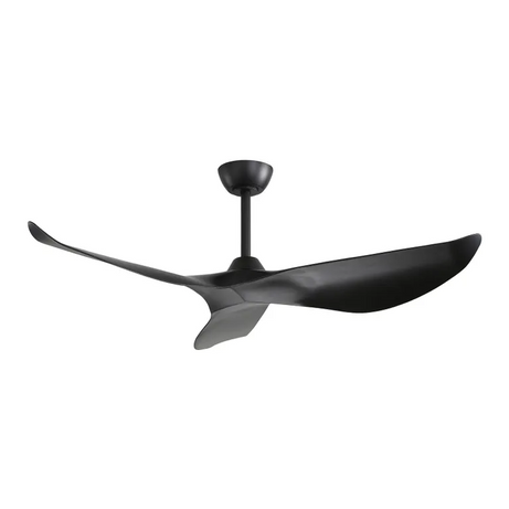 52 Inch Indoor Ceiling Fan No Light With 6 Speed Remote Control 3 ABS Blades Reversible DC Motor--1