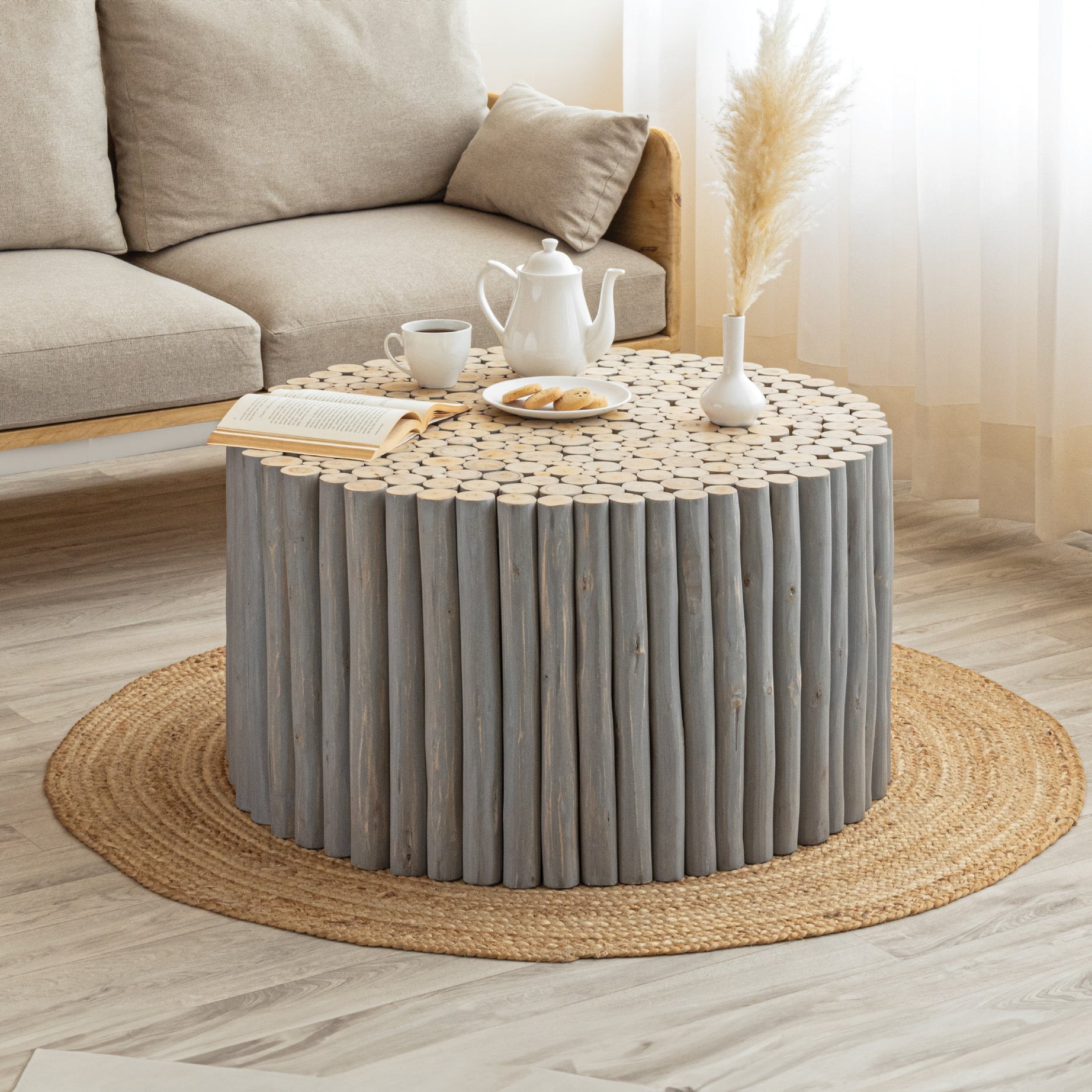 T1009-32 Coffee Table Gray--1