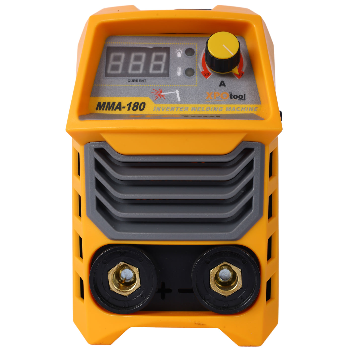 110/220V MMA Welder, 180A Stick ARC Welding Machine IGBT Inverter Digital Display LCD Hot Start Welder with Electrode Holder, Work Clamp, Input Power Adapter Cable Dual Voltage DC--1