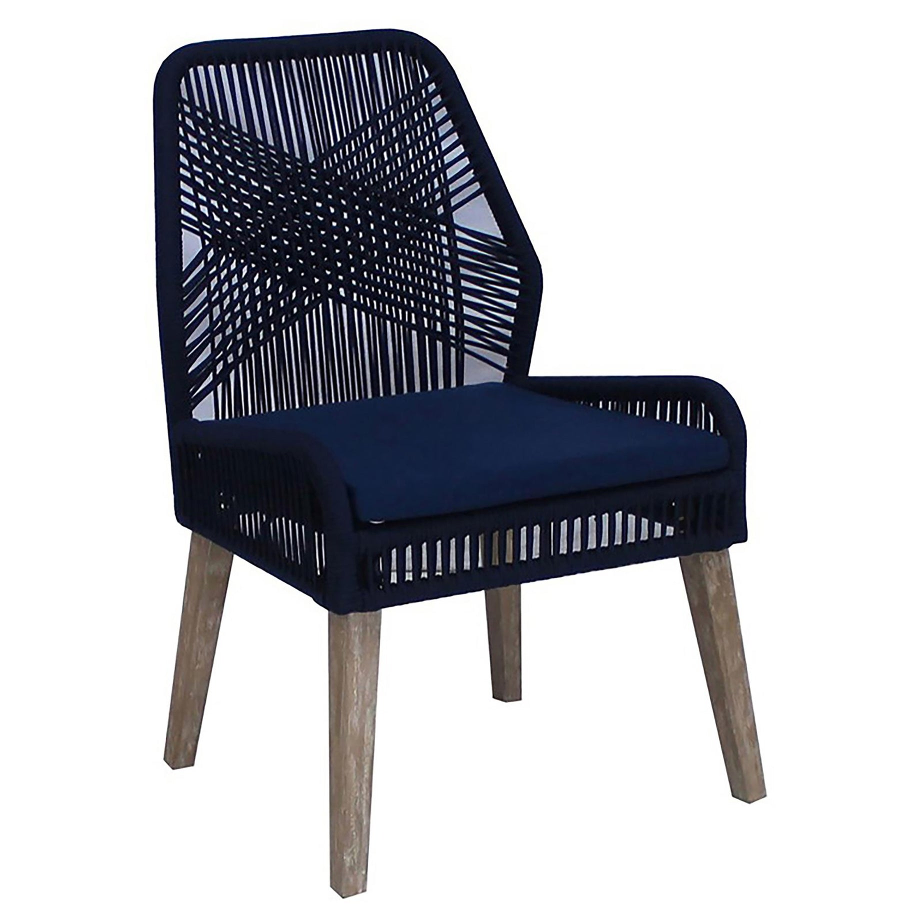 Dark Navy Back Side Chair (Set of 2)--1