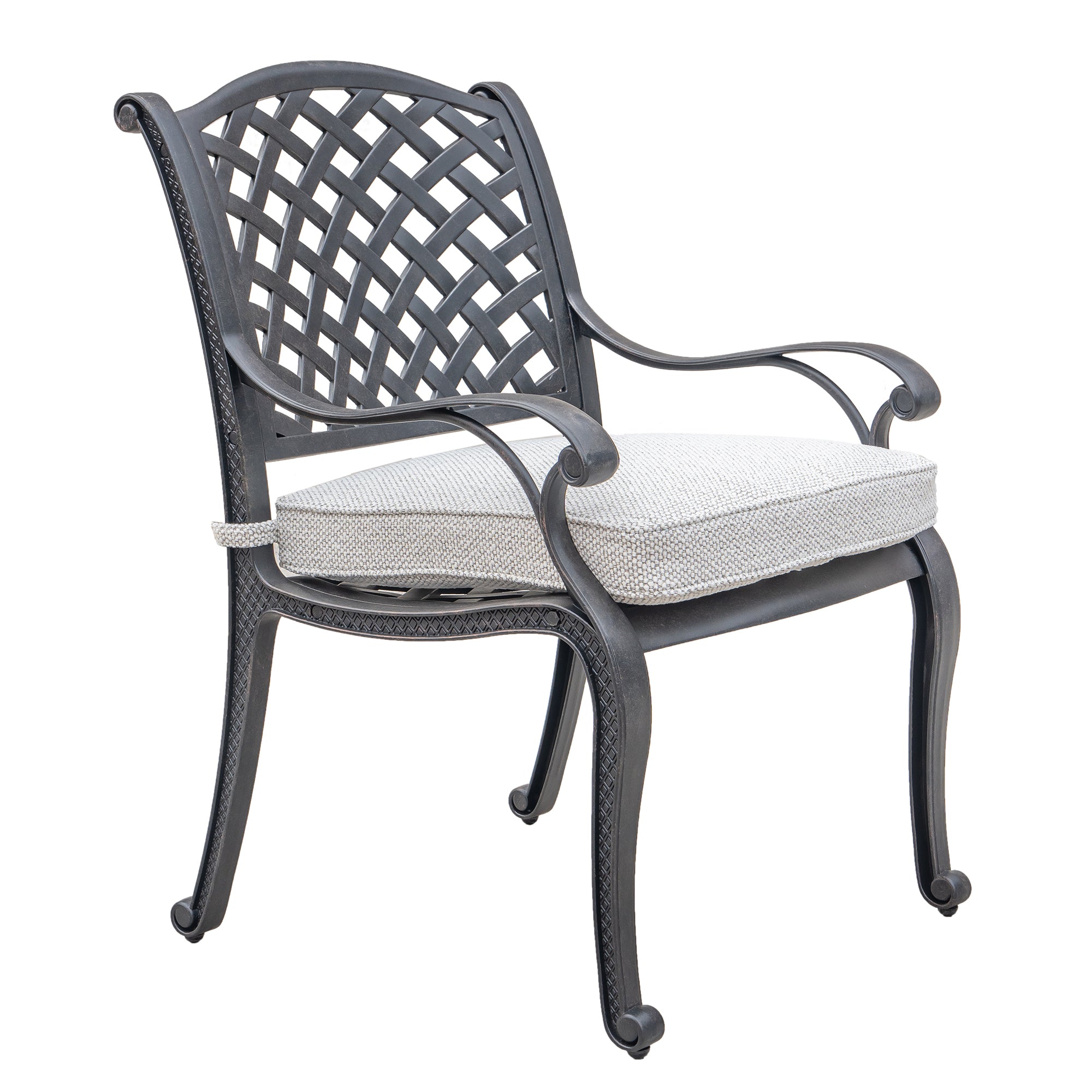 Outdoor Dining Chair with Cushion, Sandstorm--1