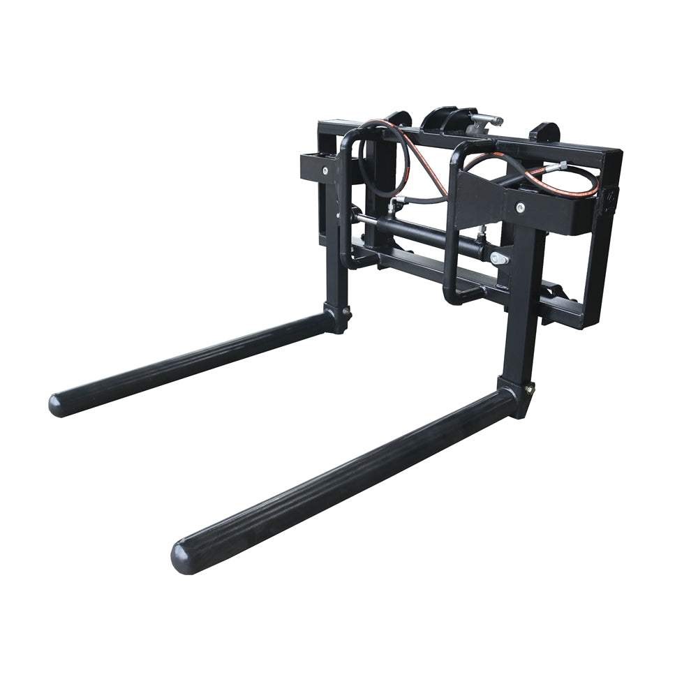 Hydraulic Single Round or Square Bale Lifter/Handler SMS Brackets, Heavy Duty Bale Squeezer Bale Handler Attachments--1