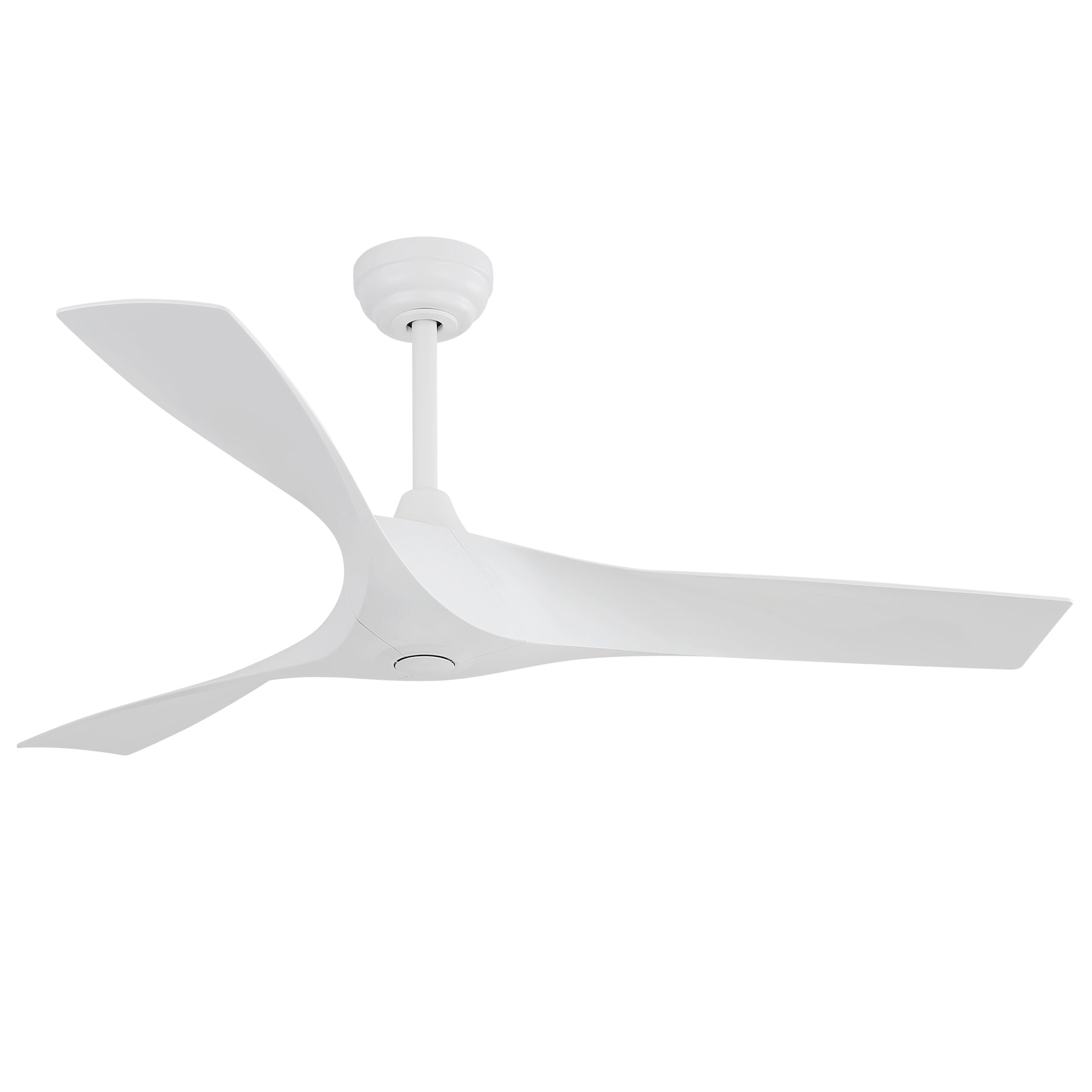 52 Inch Ceiling Fan Without Light, with Remote Control 6 Speed Quiet Reversible DC Motor--1