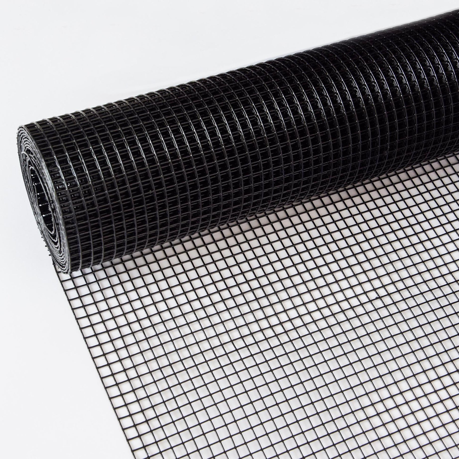 48 inch×50 ft Black Vinyl Coated Hardware Cloth, 19 Gauge 1/2 inch Black PVC Hardware Cloth, Black Welded Wire Fence Supports Poultry-Netting Cage-Home Improvement and Chicken Coop--1