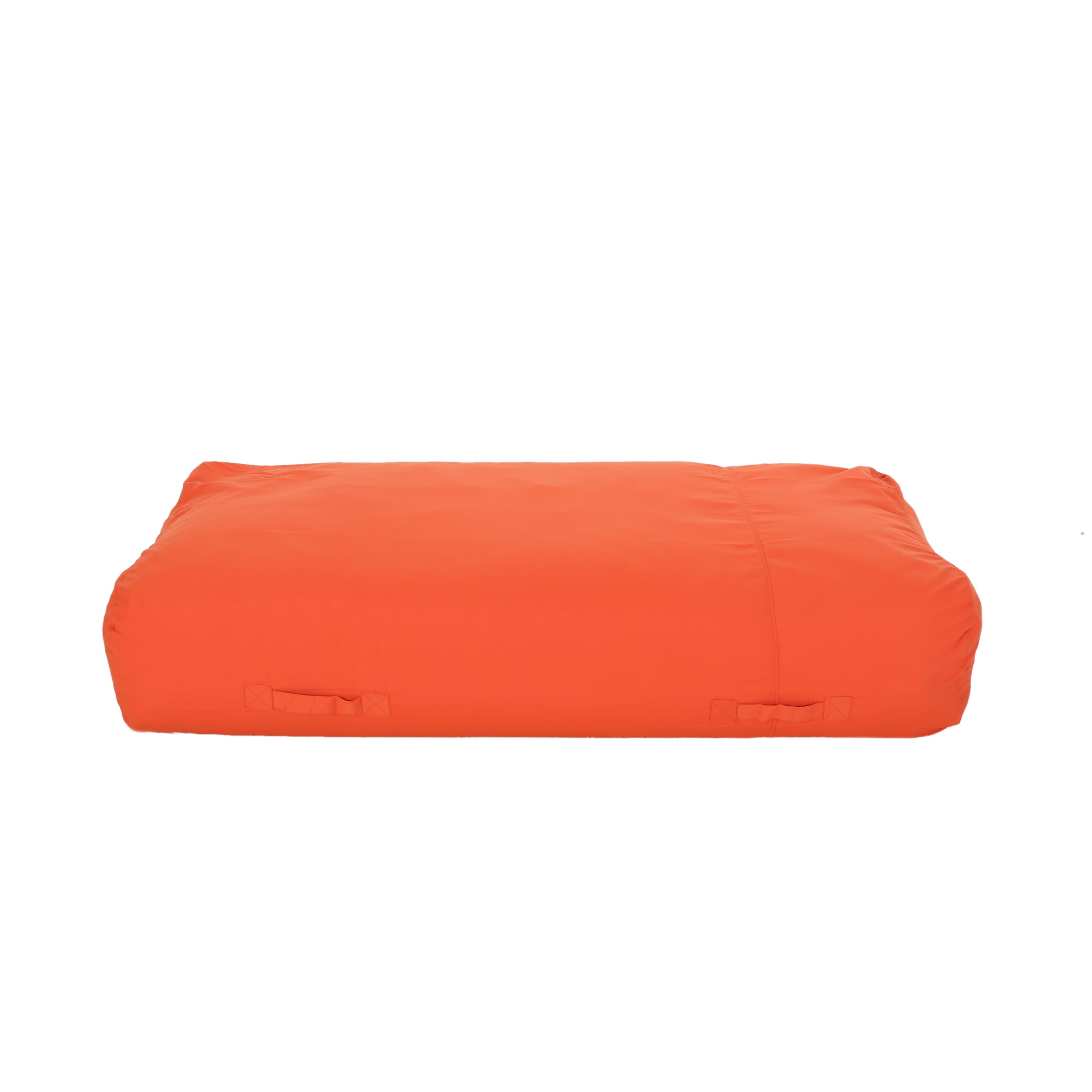 Kasper Water Resistant 6'x3' Lounger Bean Bag, Coral--1