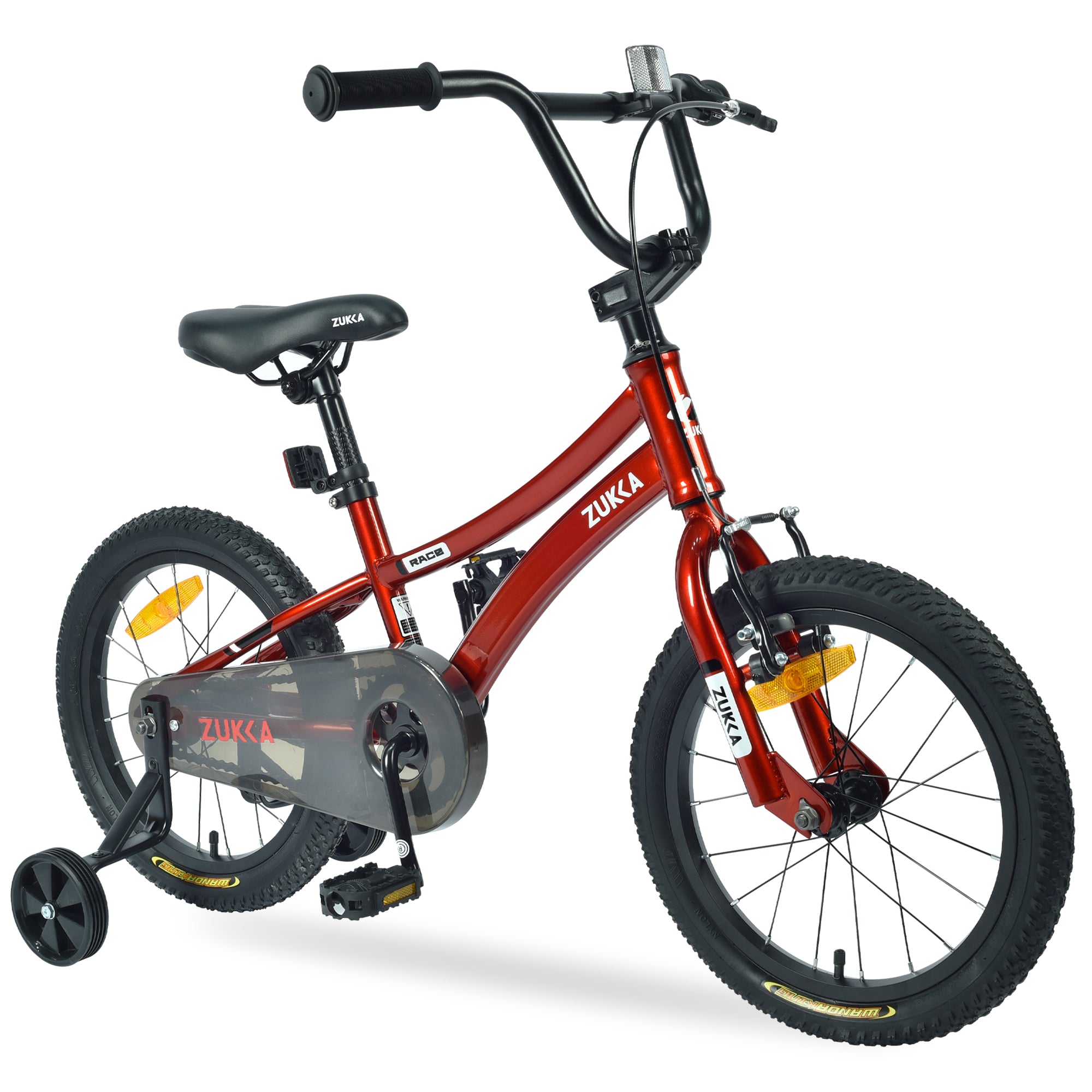 ZUKKA Kids Bike,16 Inch Kids' Bicycle with Training Wheels for Boys Age 4-7 Years,Multiple Colors--1