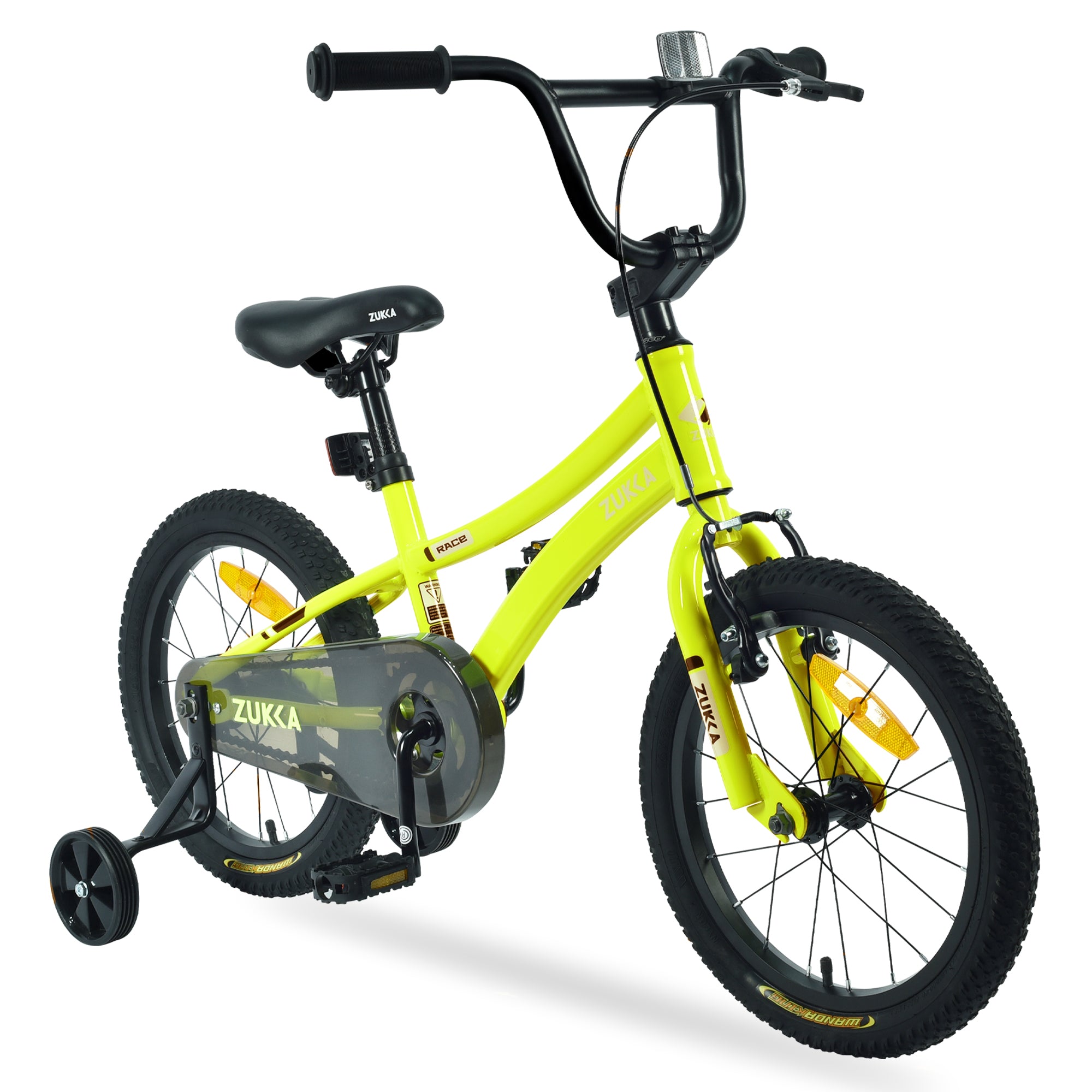 ZUKKA Kids Bike,16 Inch Kids' Bicycle with Training Wheels for Boys Age 4-7 Years,Multiple Colors--1