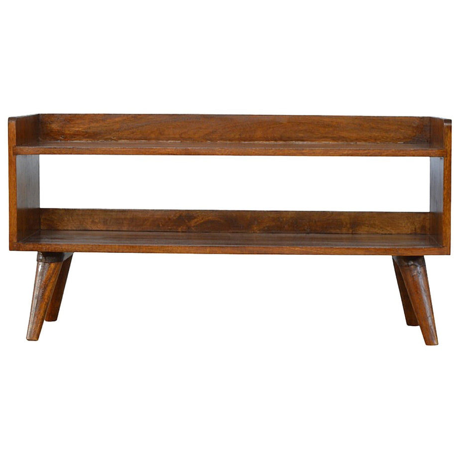 Chestnut Nordic Storage Bench--1