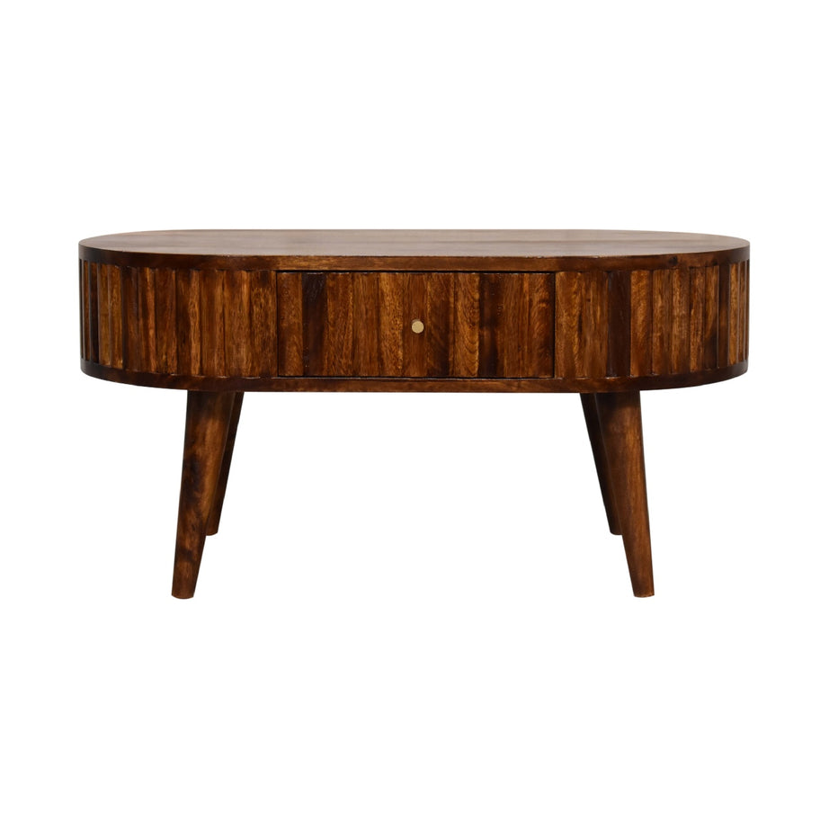 Stripe Chestnut Coffee Table--1