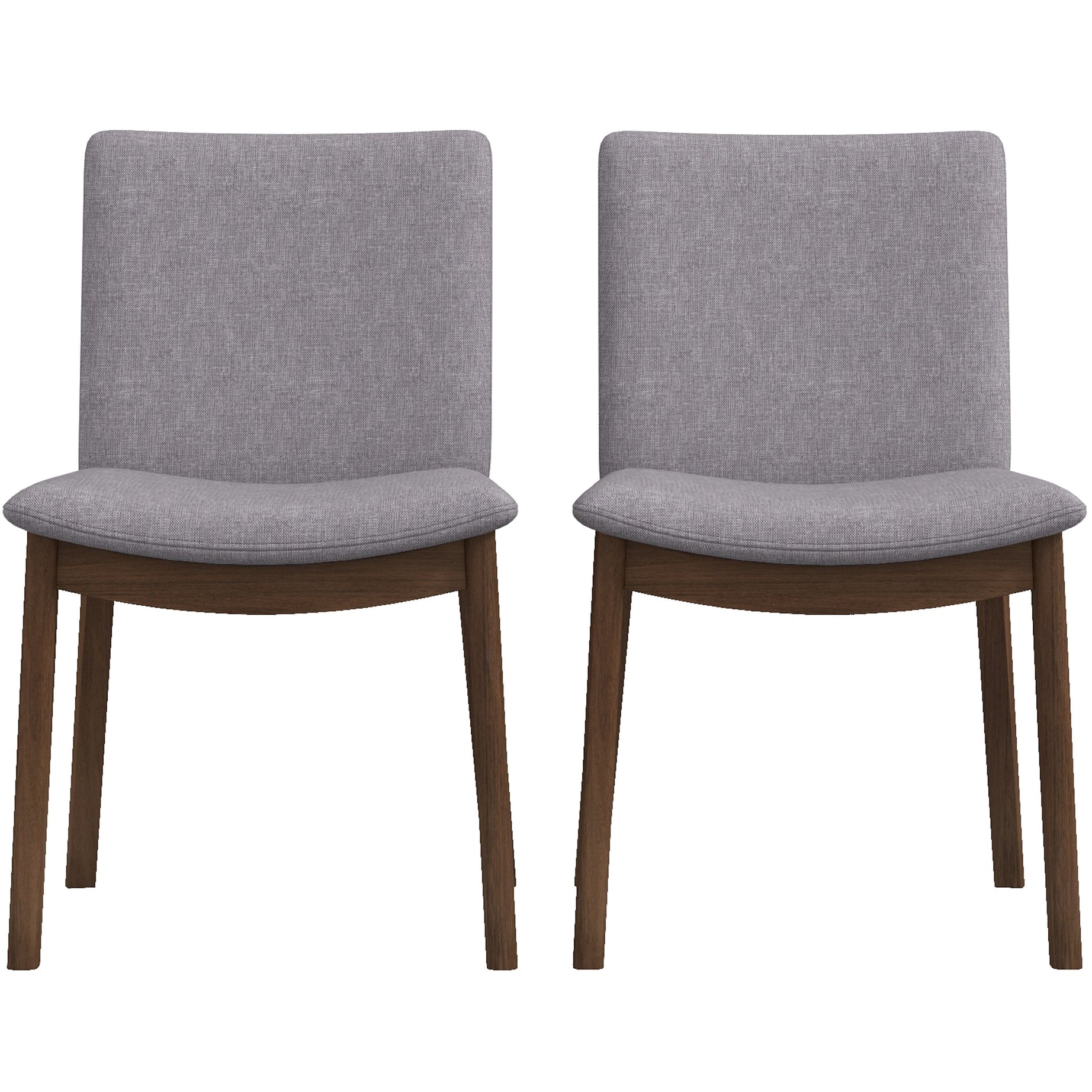 Laura Mid-Century Modern Solid Wood Dining Chair (Set of 2)--1