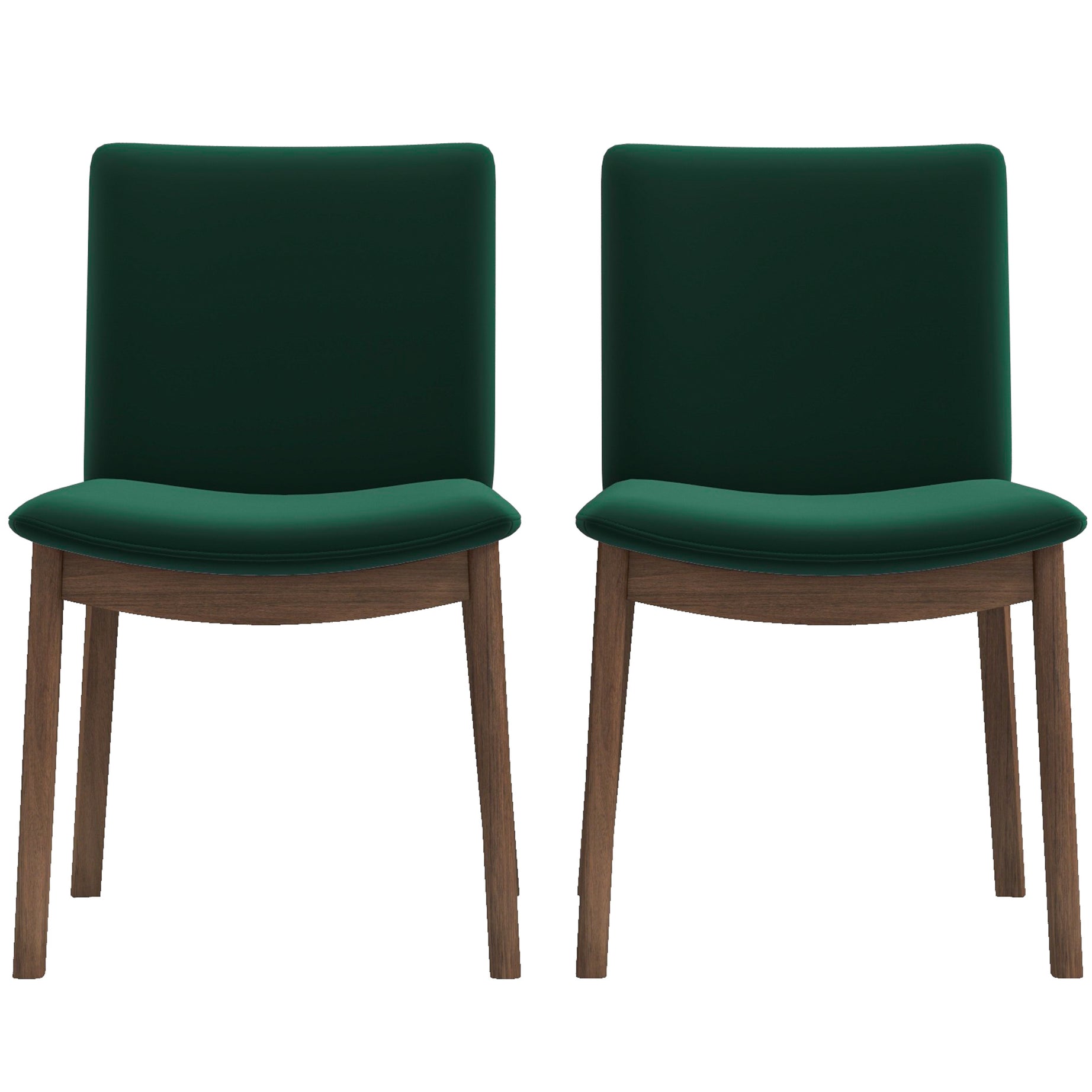 Laura Mid-Century Modern Solid Wood Dining Chair (Set of 2)--1